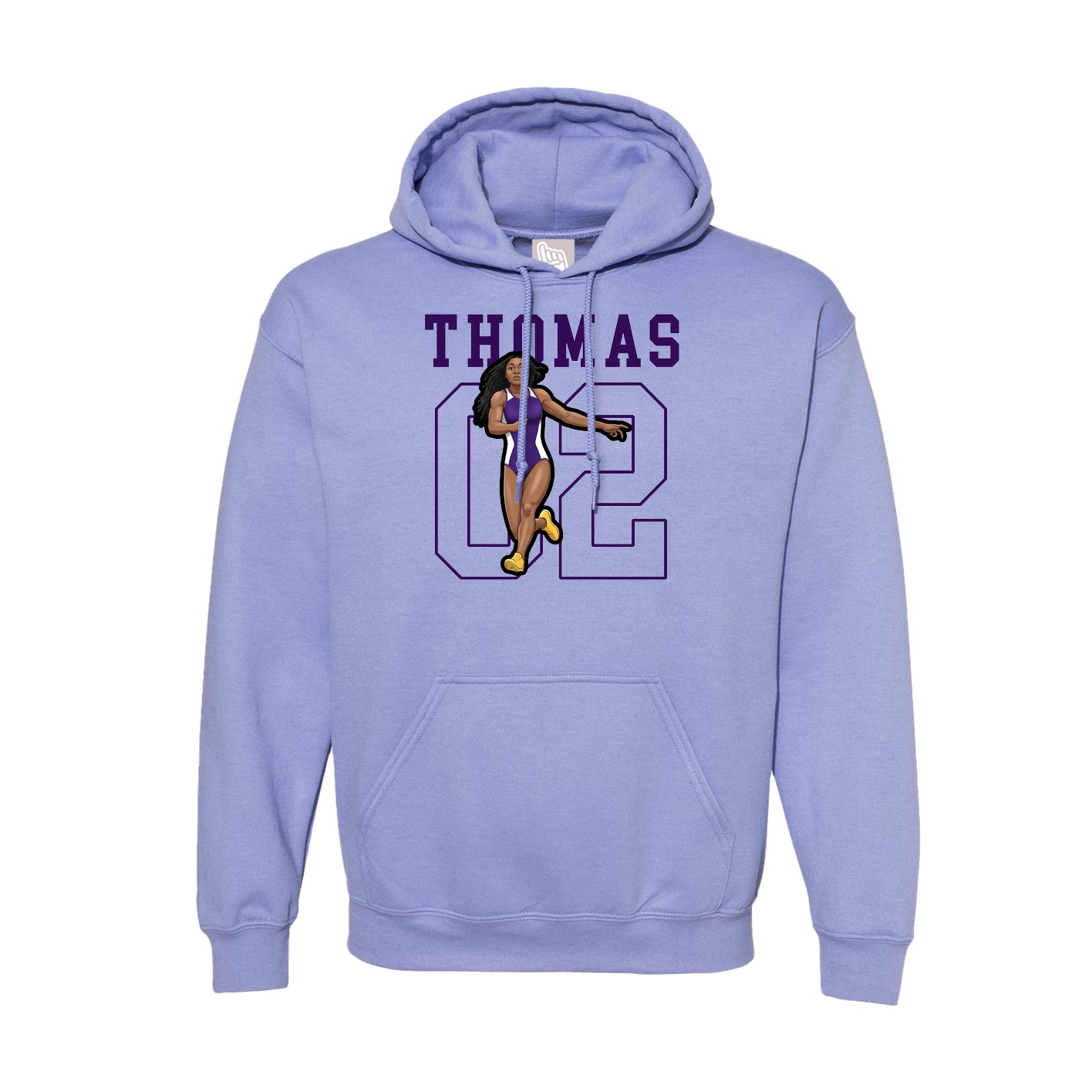 Hoodie — Shirsey in Purple