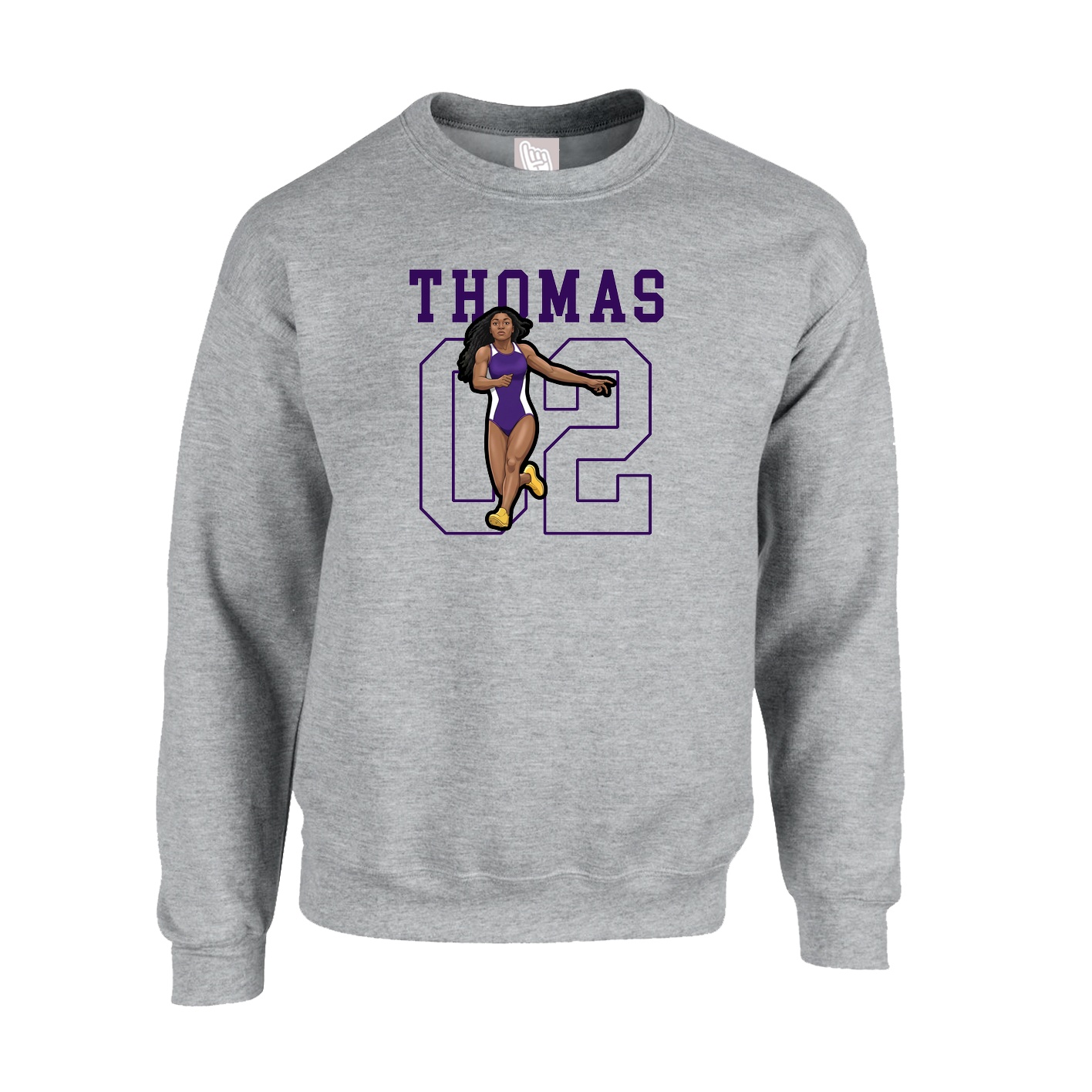 Fleece Crew — Shirsey in Grey