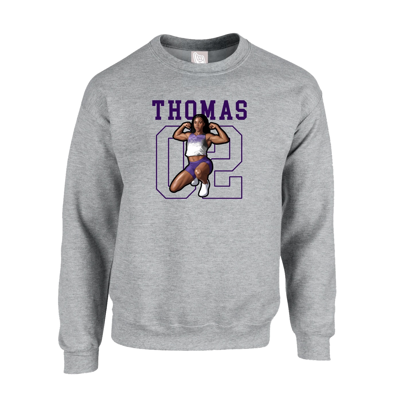 Fleece Crew — Shirsey in Grey