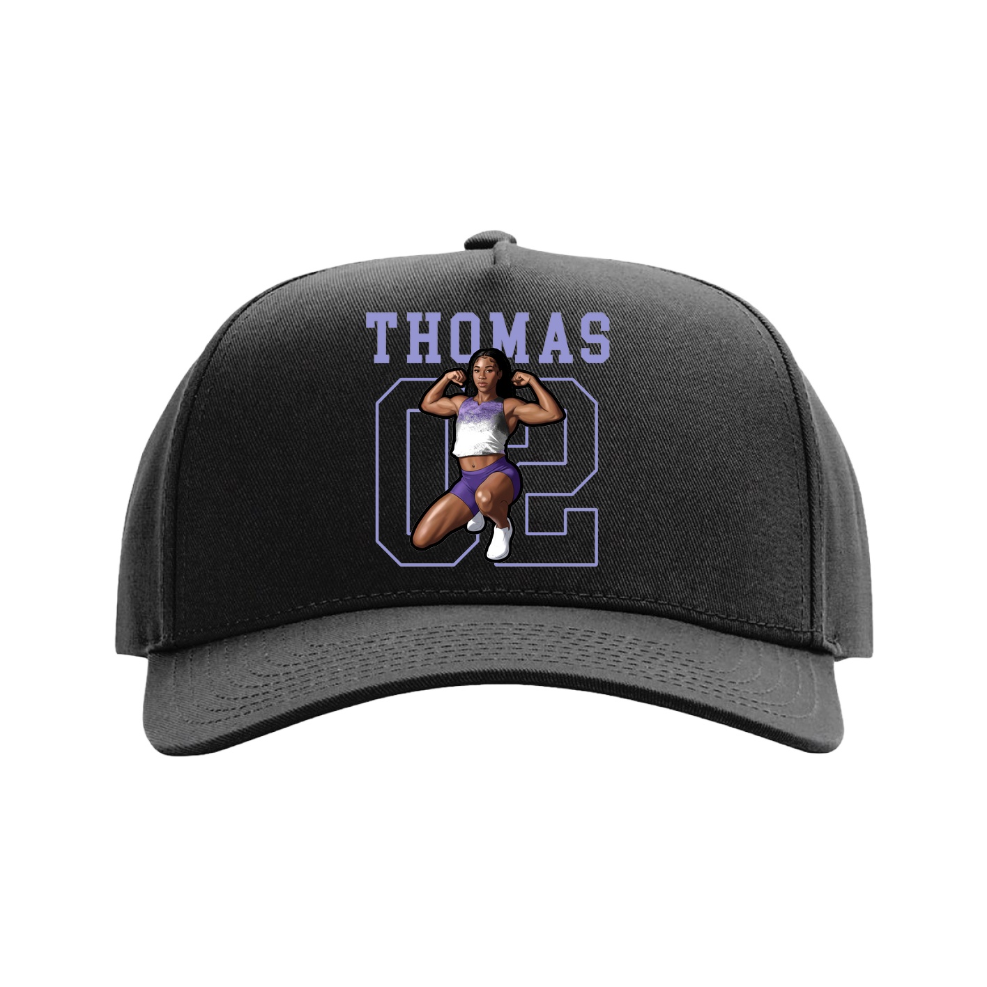 Full Fabric Five-Panel Champ Cap