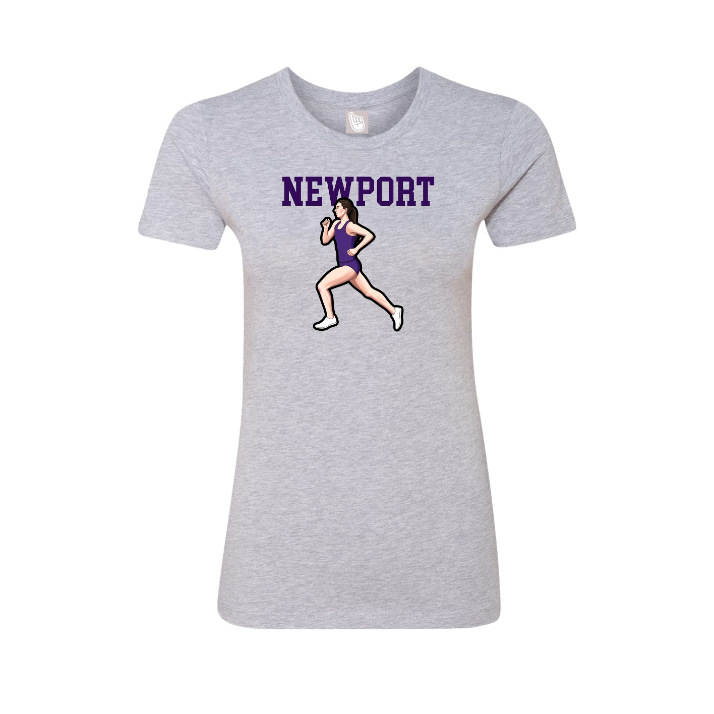 Fitted Women's Tee — Shirsey in Grey
