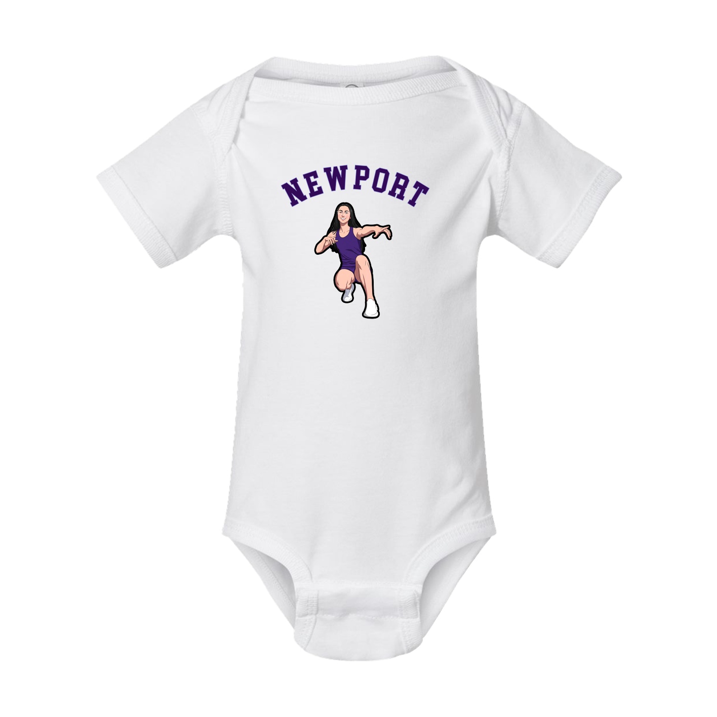 Baby Onesie — Shirsey Arch in White