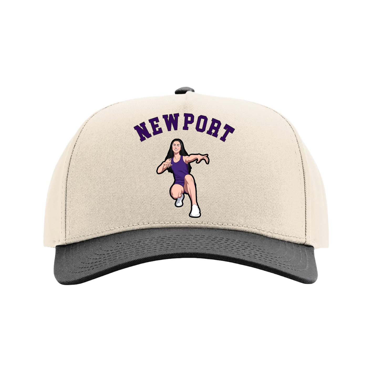 Full Fabric Five-Panel Champ Cap