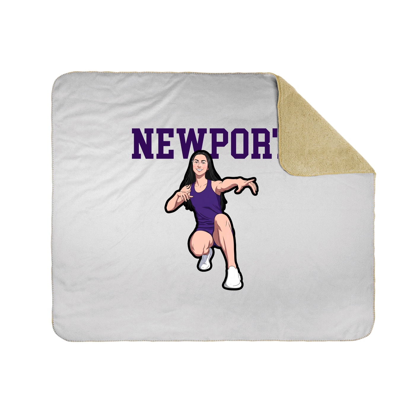 Throw Blanket — Shirsey in White