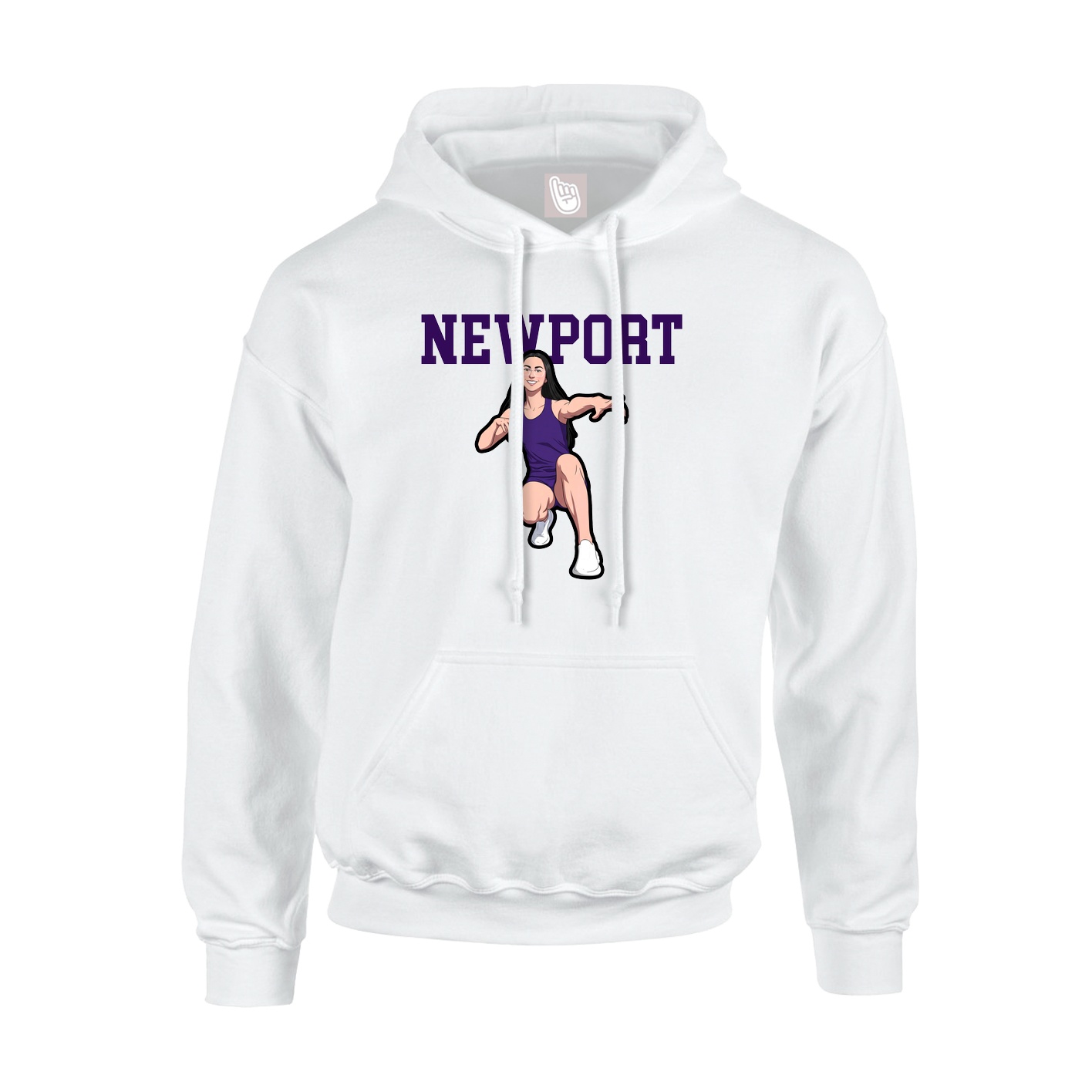 Hoodie — Shirsey in White