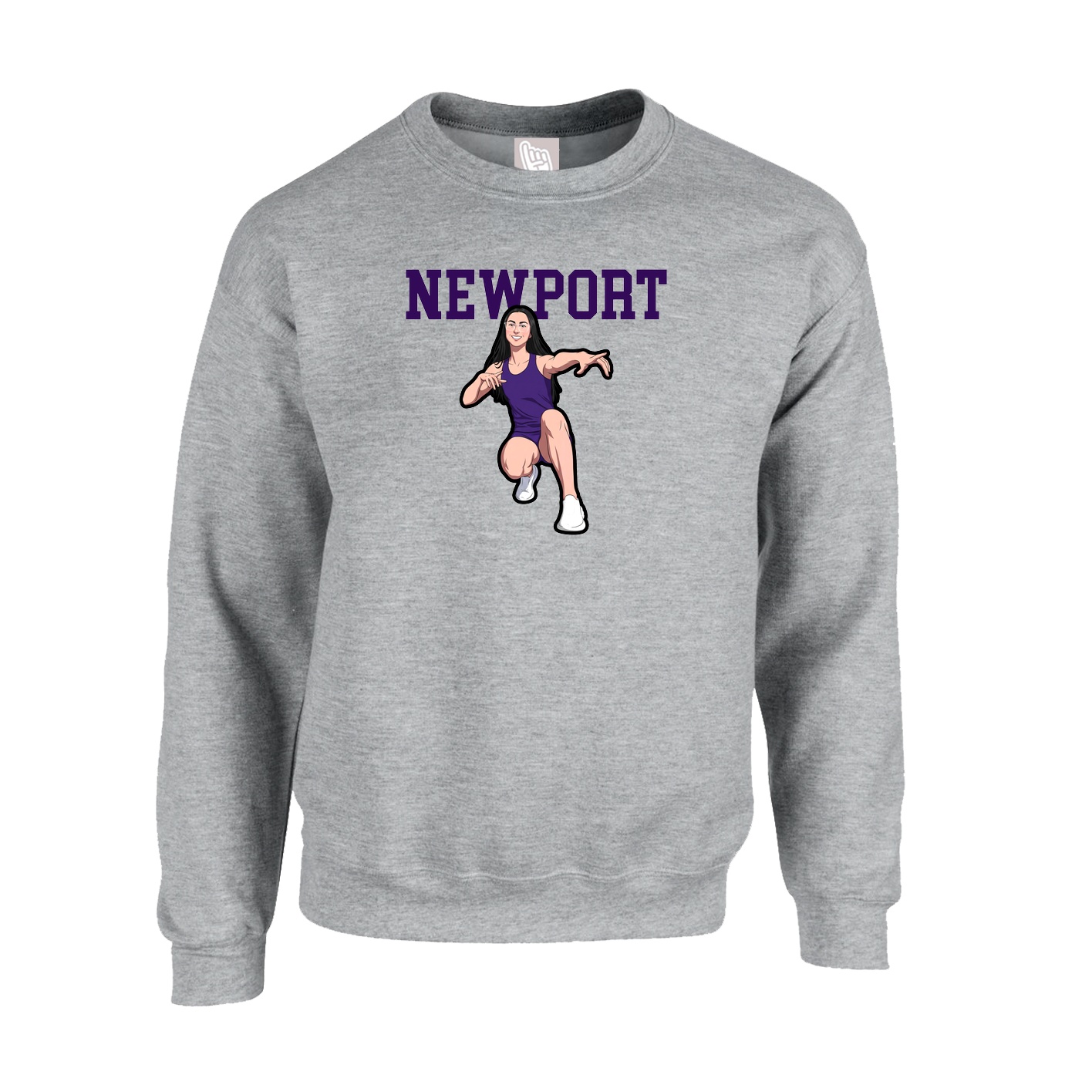 Fleece Crew — Shirsey in Grey