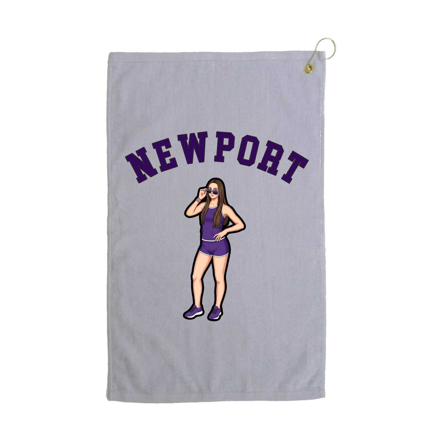 Golf Towel — Shirsey Arch in Grey