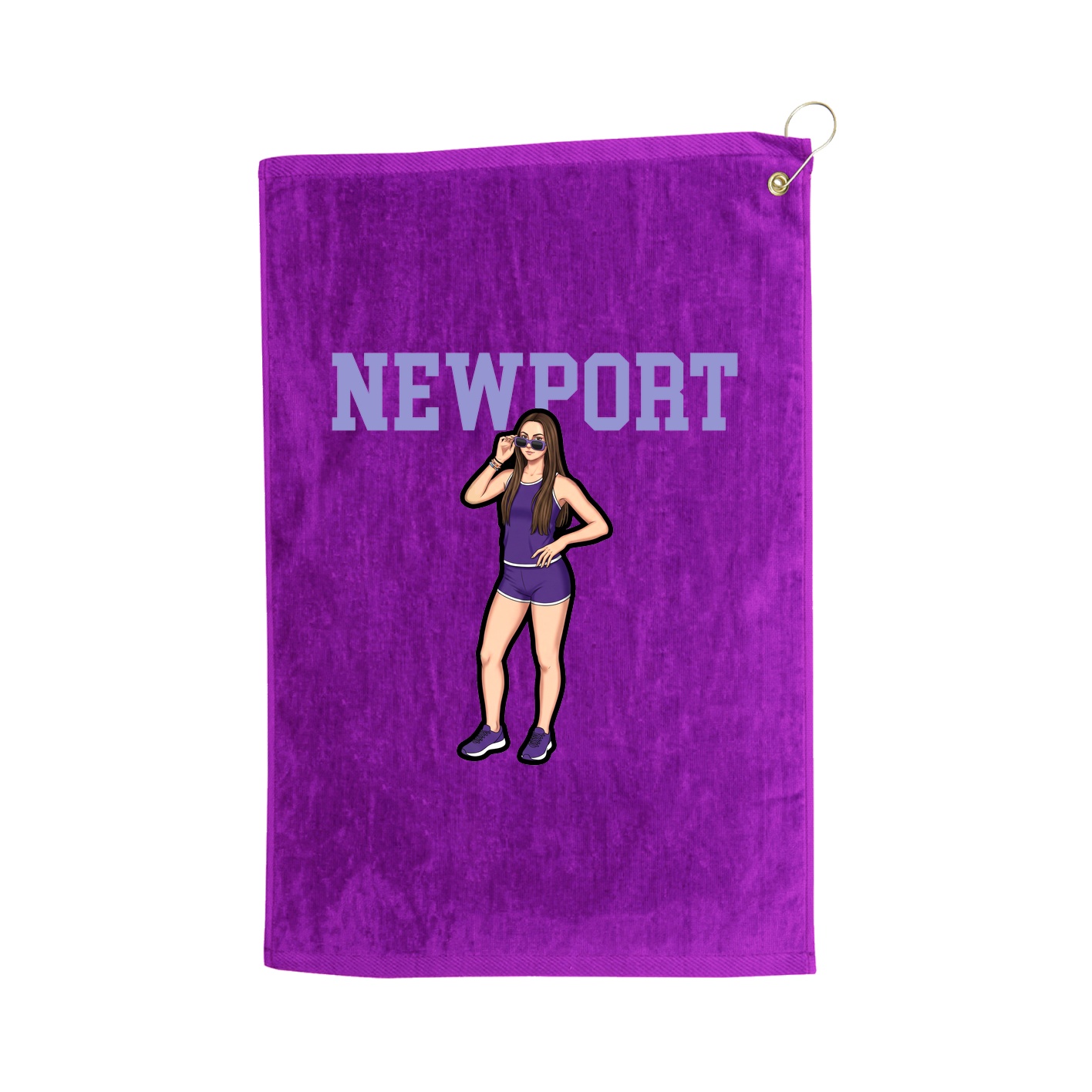 Golf Towel — Shirsey in Purple