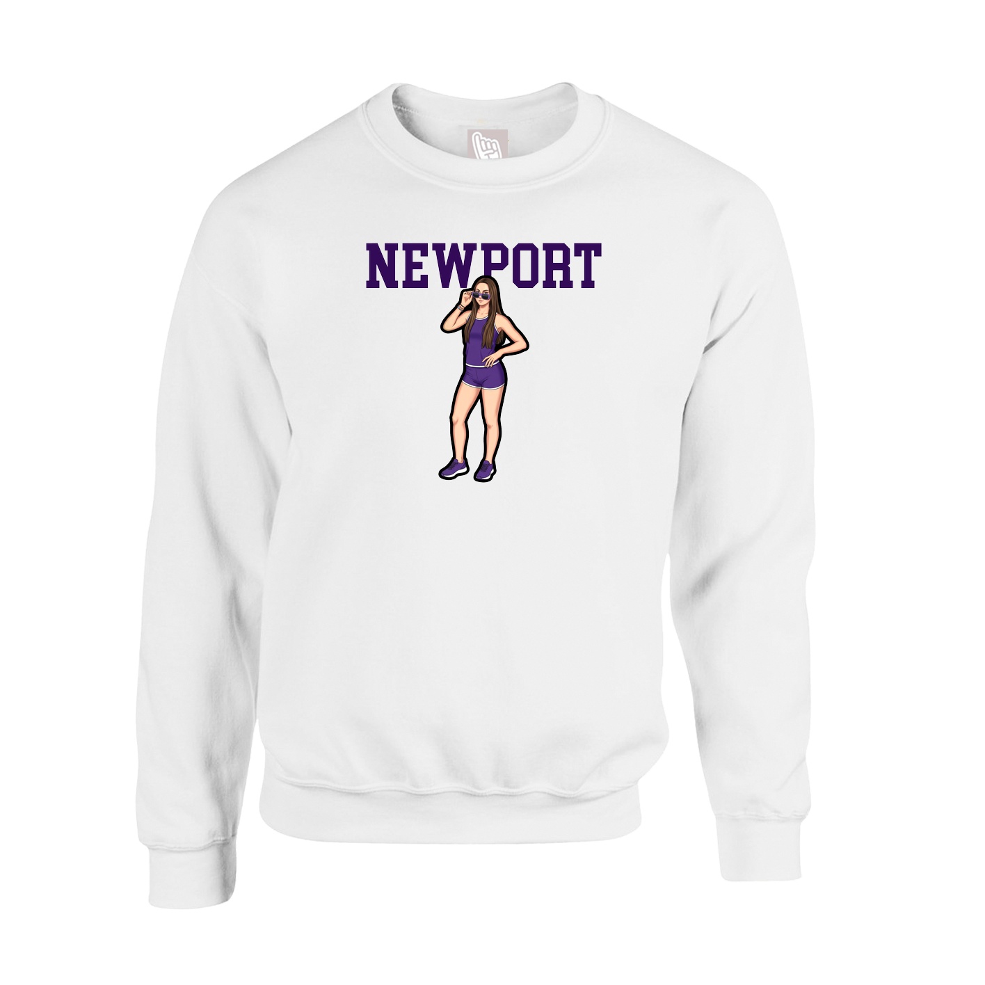 Fleece Crew — Shirsey in White