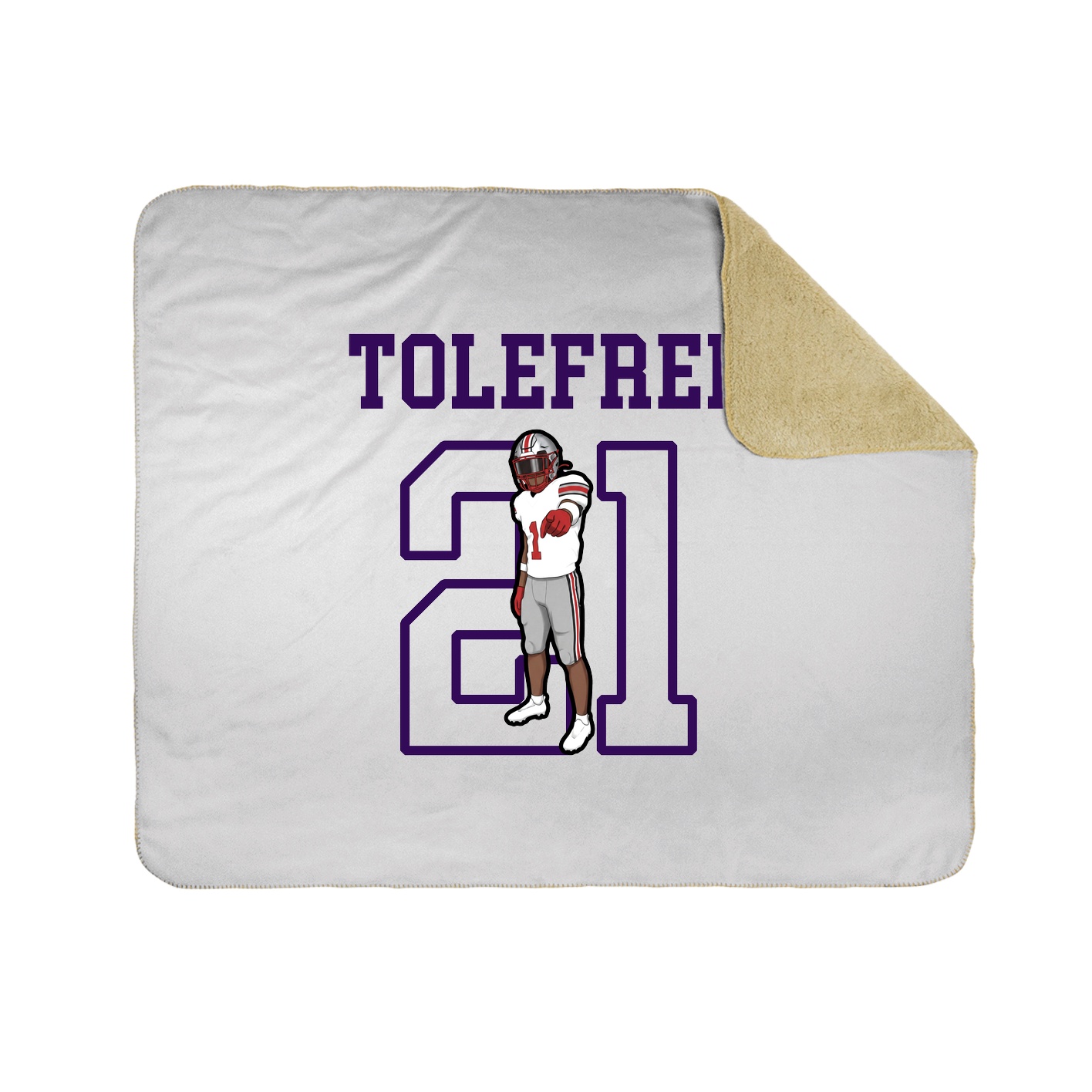 Throw Blanket — Shirsey in White