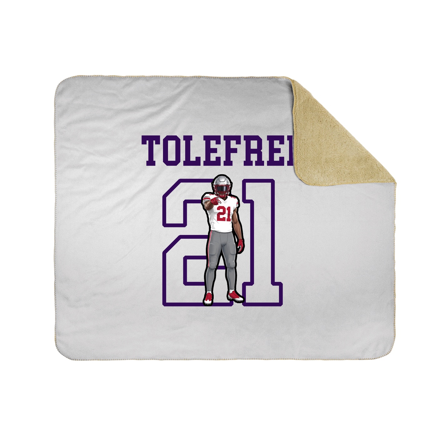 Throw Blanket — Shirsey in White