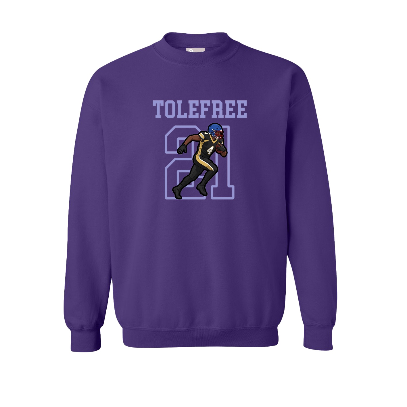 Fleece Crew — Shirsey in Purple