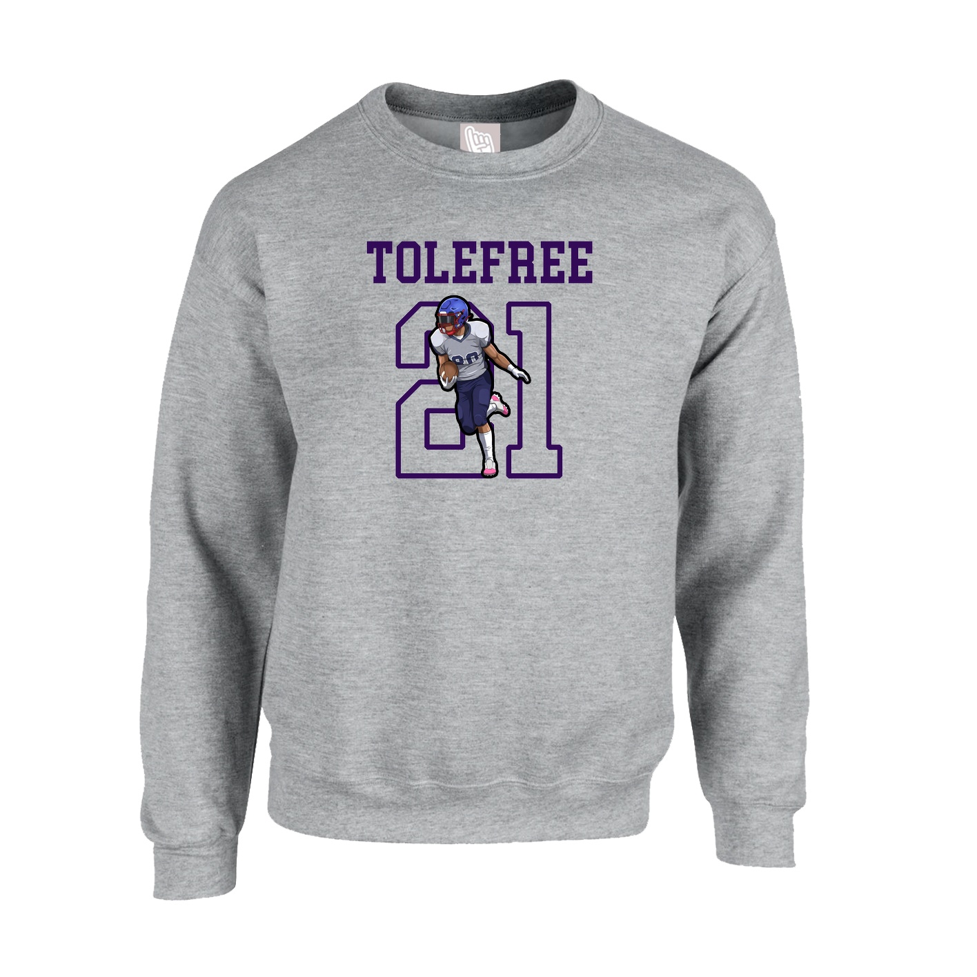 Fleece Crew — Shirsey in Grey