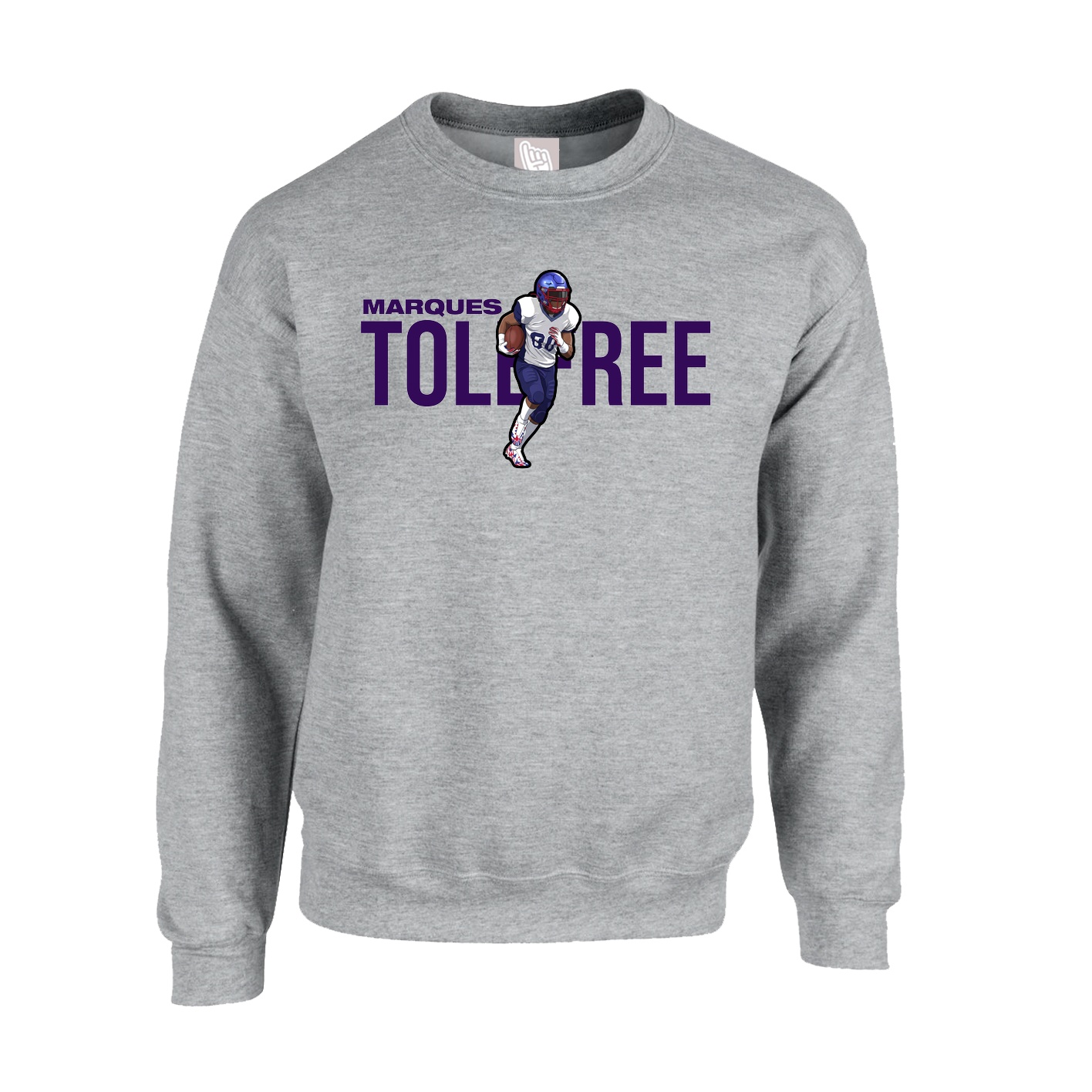 Fleece Crew — Player Name in Grey