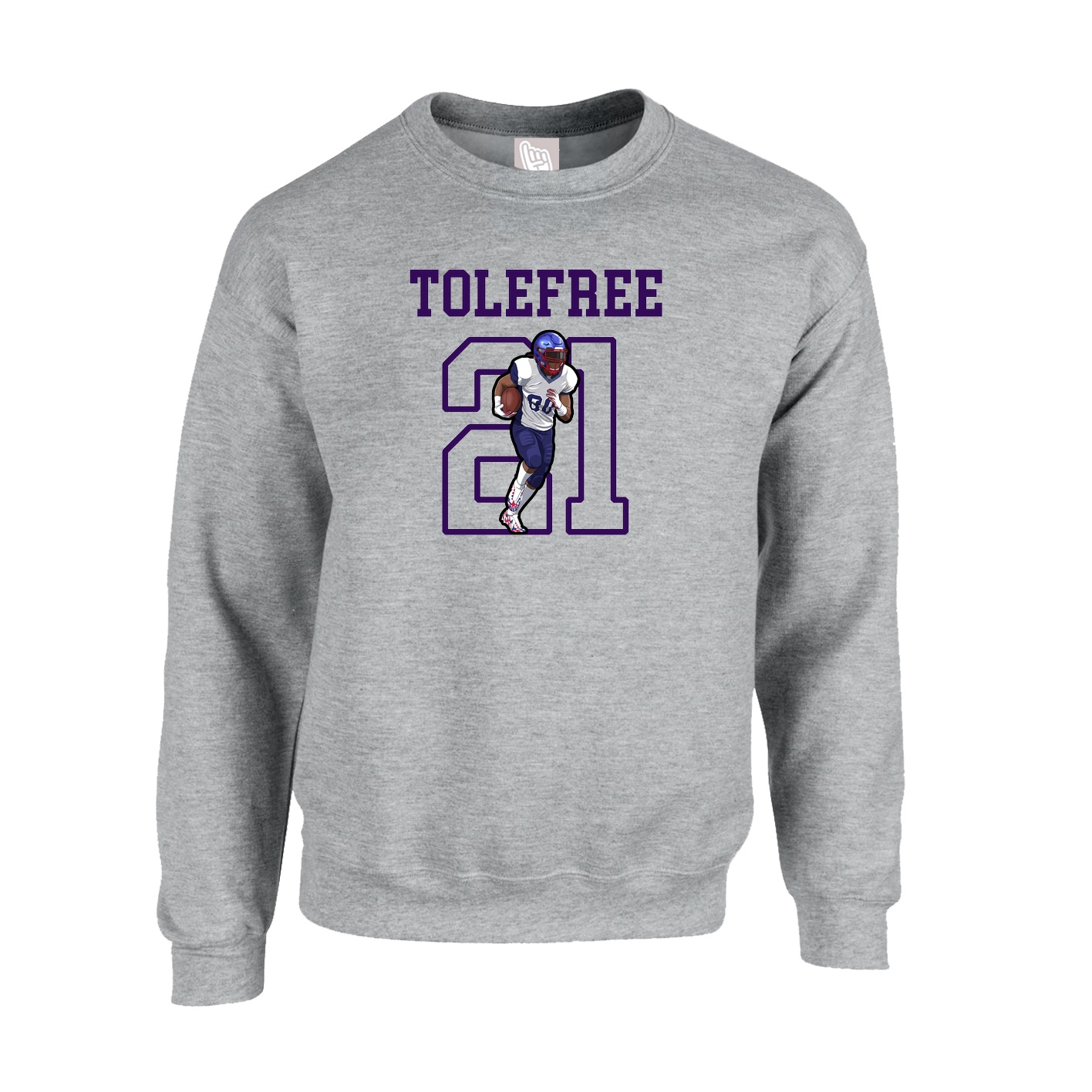 Fleece Crew — Shirsey in Grey
