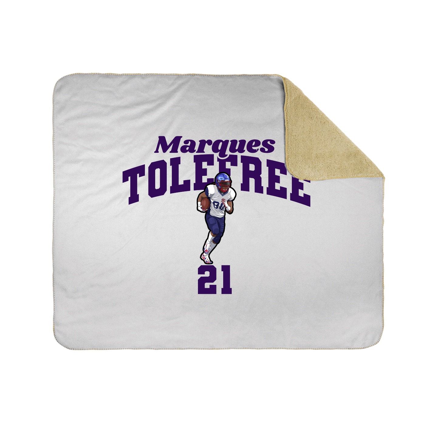 Throw Blanket — Signature Arch in White
