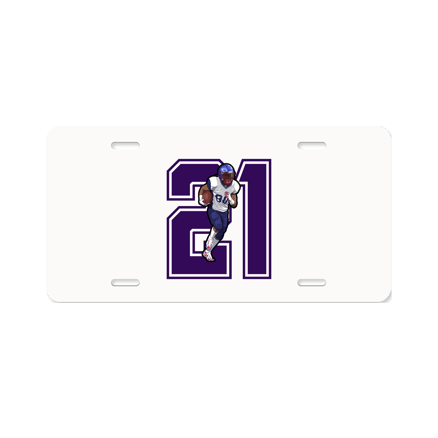 License Plate — Number in Classic