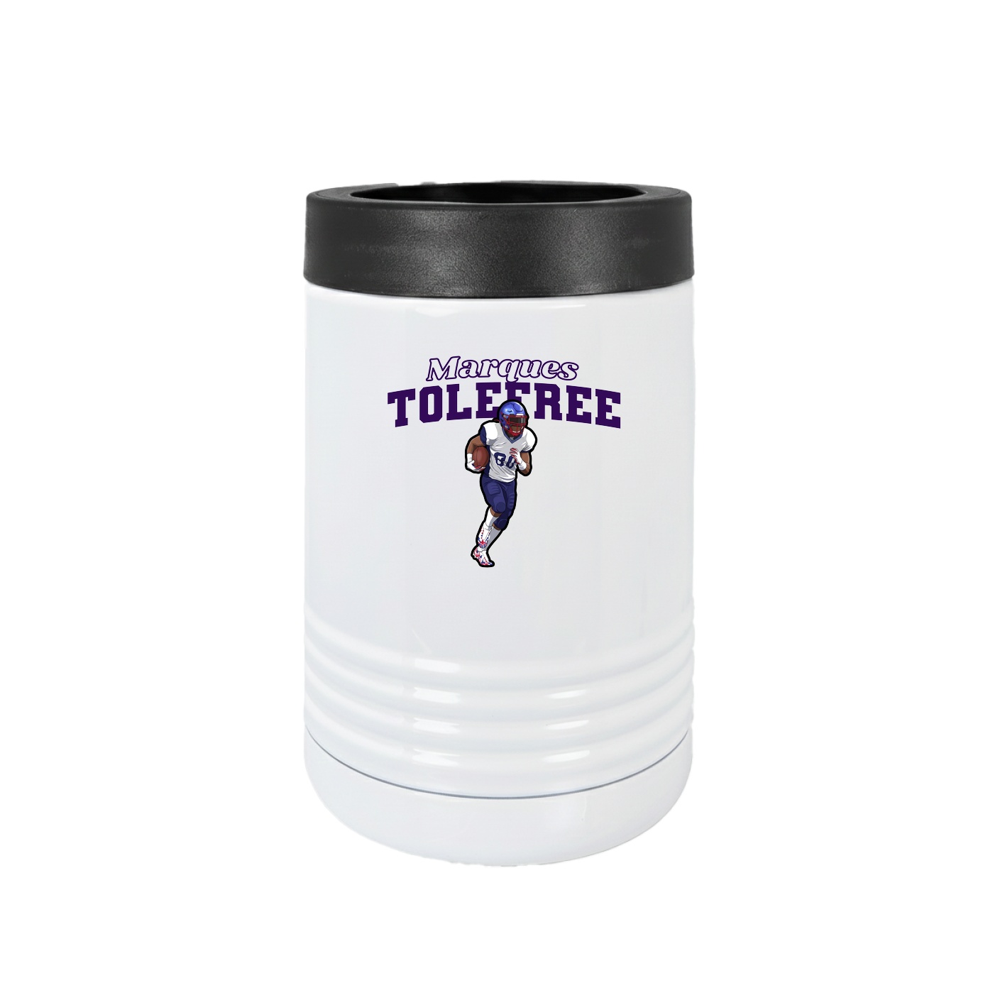 Beverage Holder — Name Arch in White