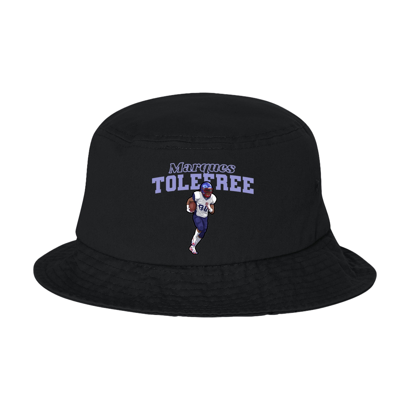 Bucket Cap — Name Arch in Black
