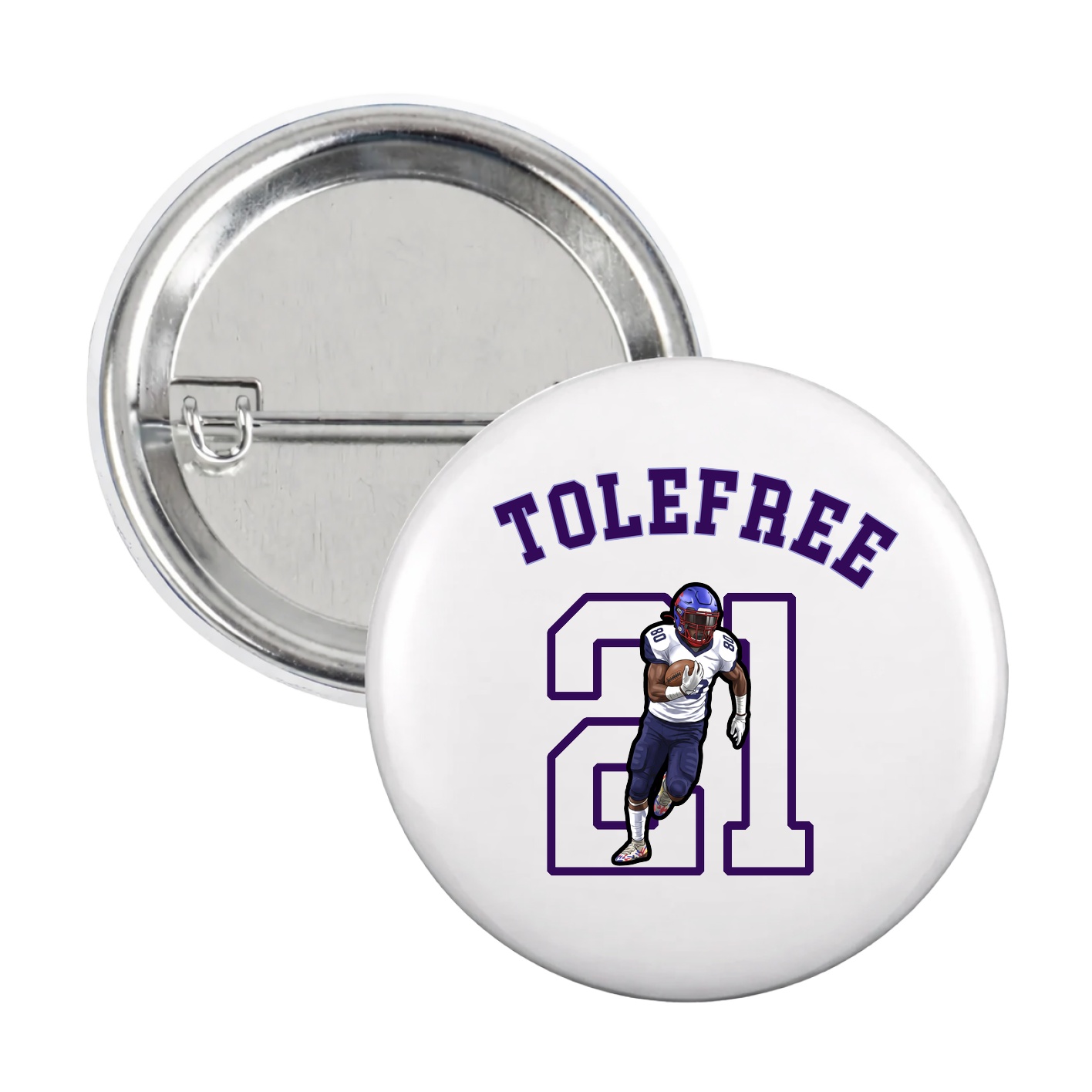 Game Day Button — Shirsey Arch in White