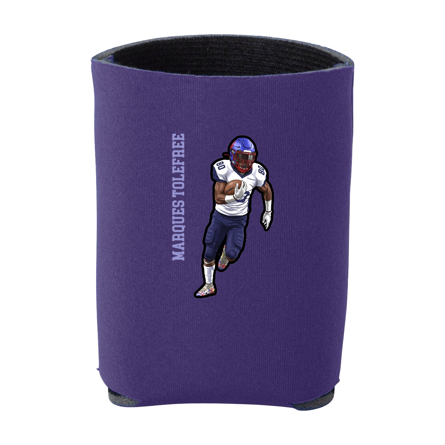 Can Holder — Name Vertical in Purple