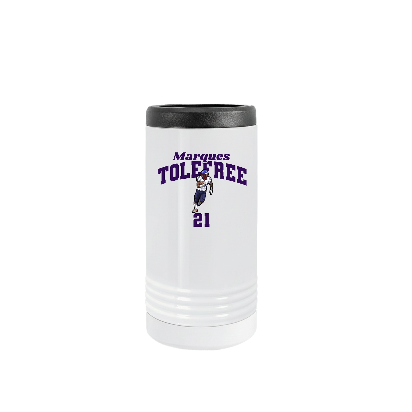 Slim Beverage Holder — Signature Arch in White