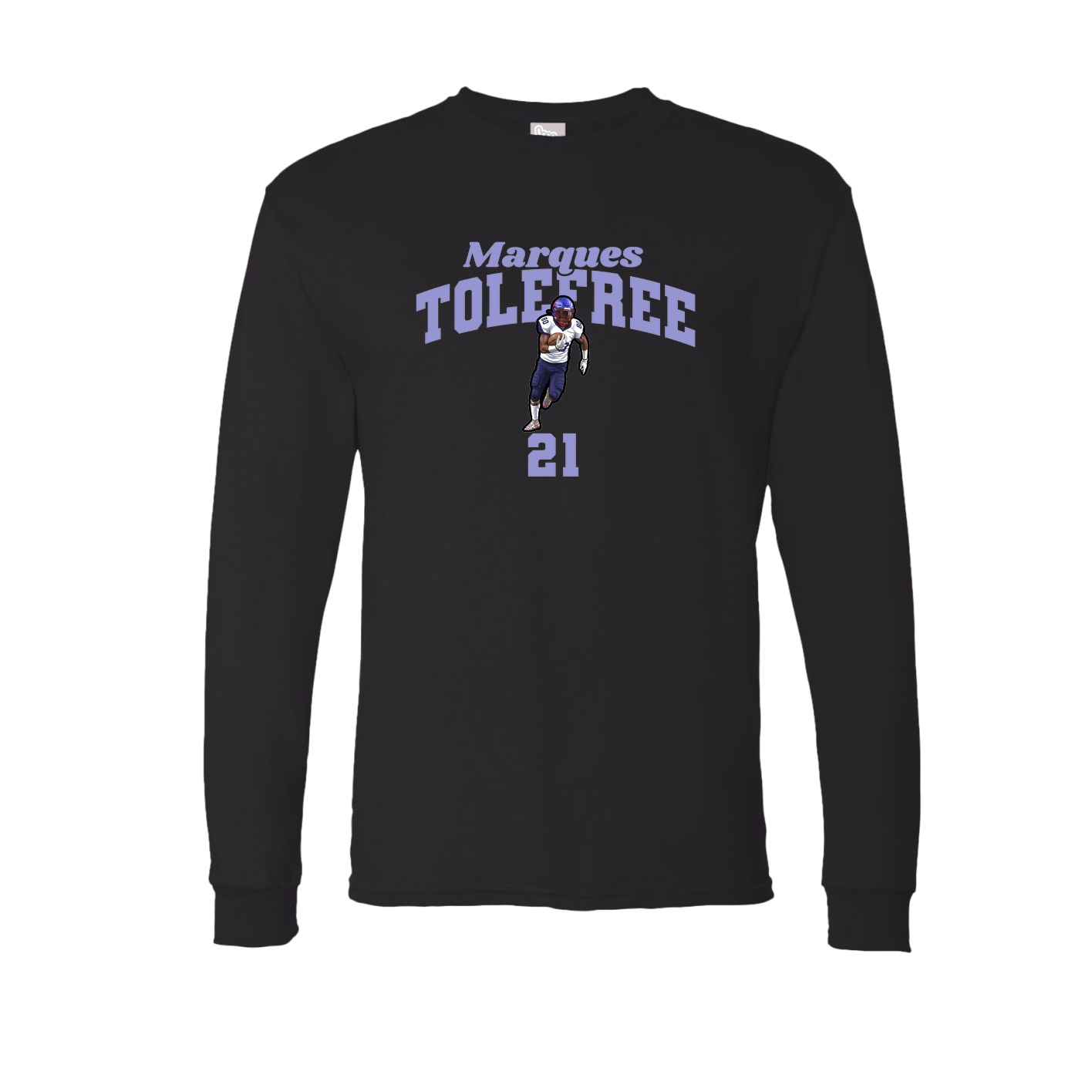 Long Sleeve Tee — Signature Arch in Black
