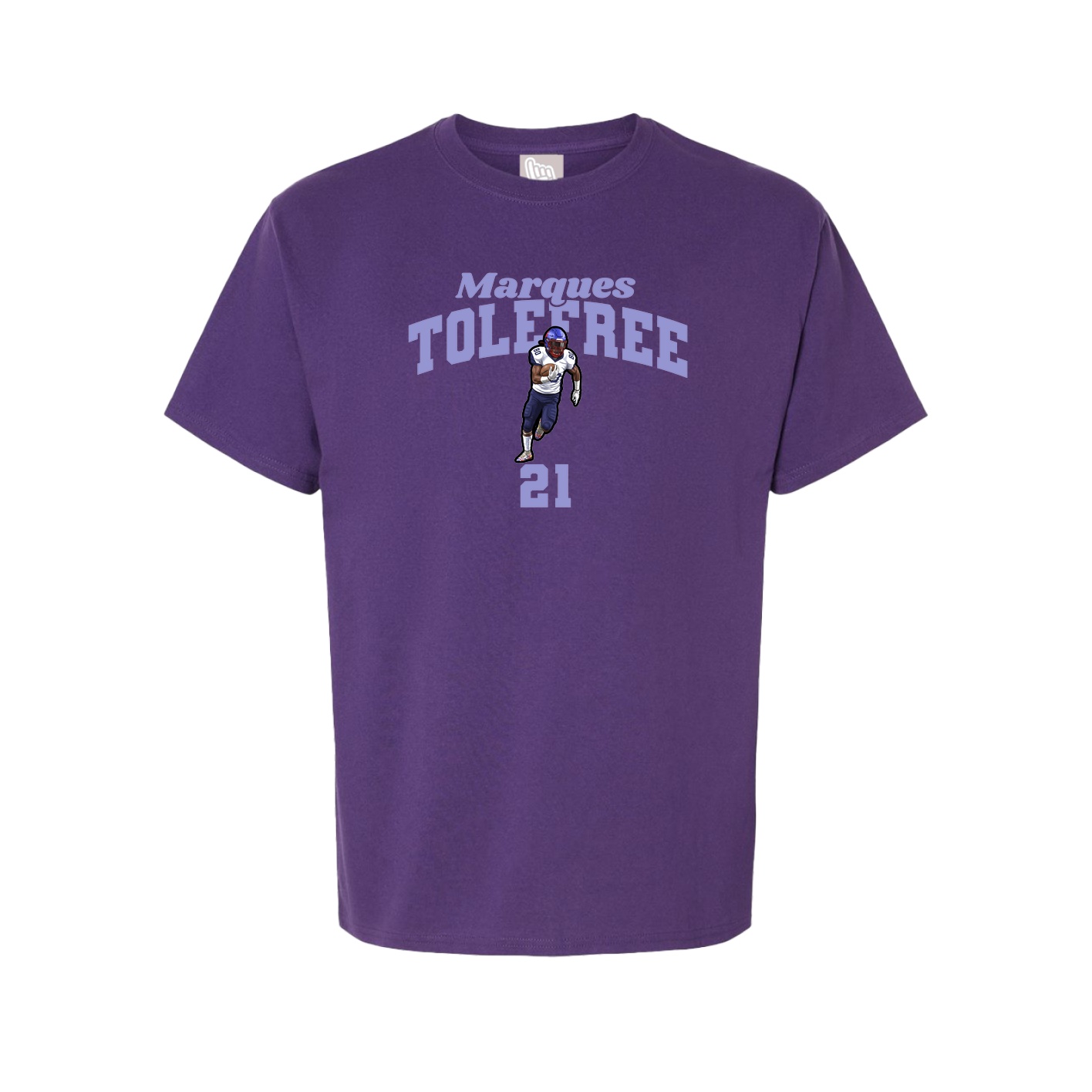 Youth Tee — Signature Arch in Purple