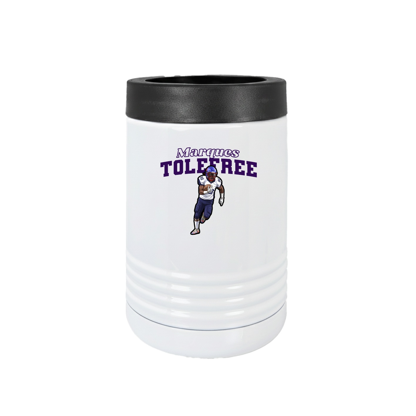 Beverage Holder — Name Arch in White