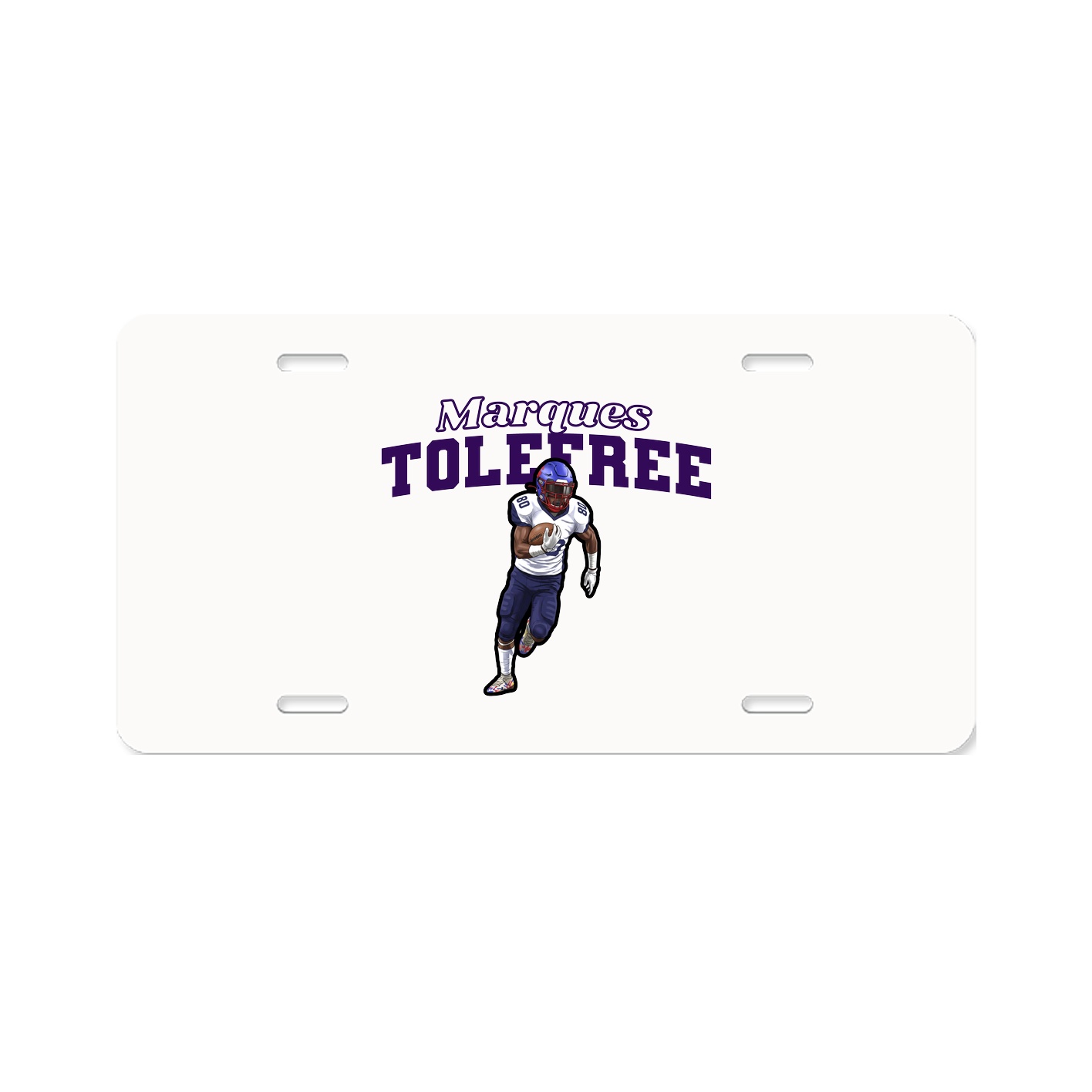 License Plate — Name Arch in Classic