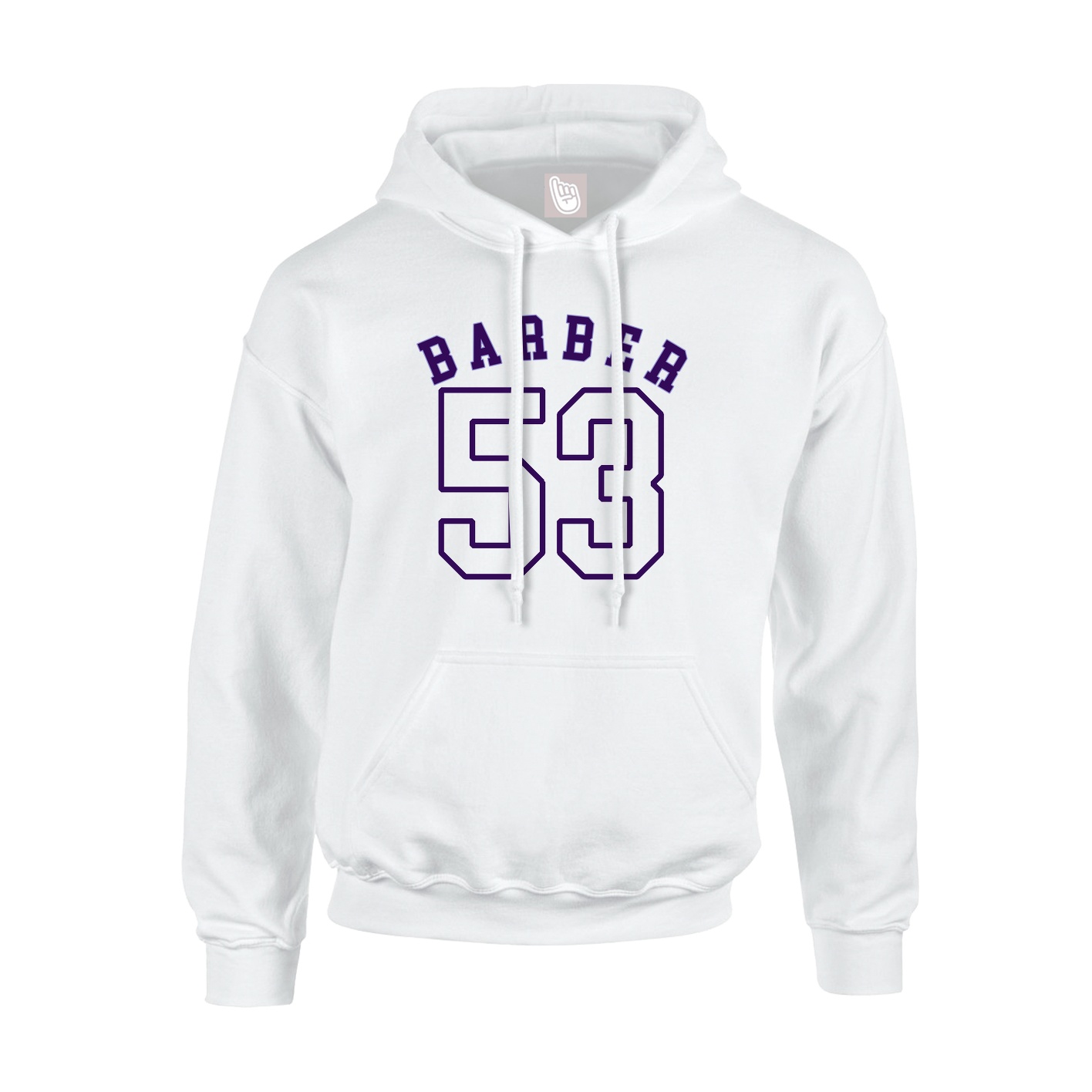 Hoodie — Shirsey Arch in White