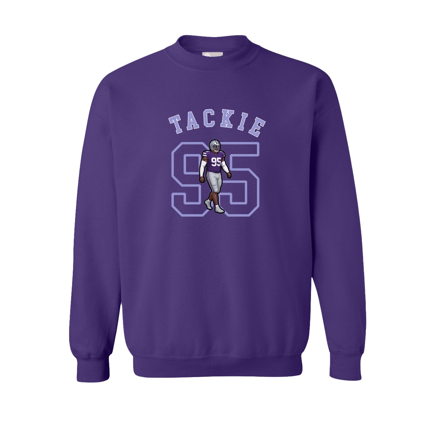 Fleece Crew — Shirsey Arch in Purple
