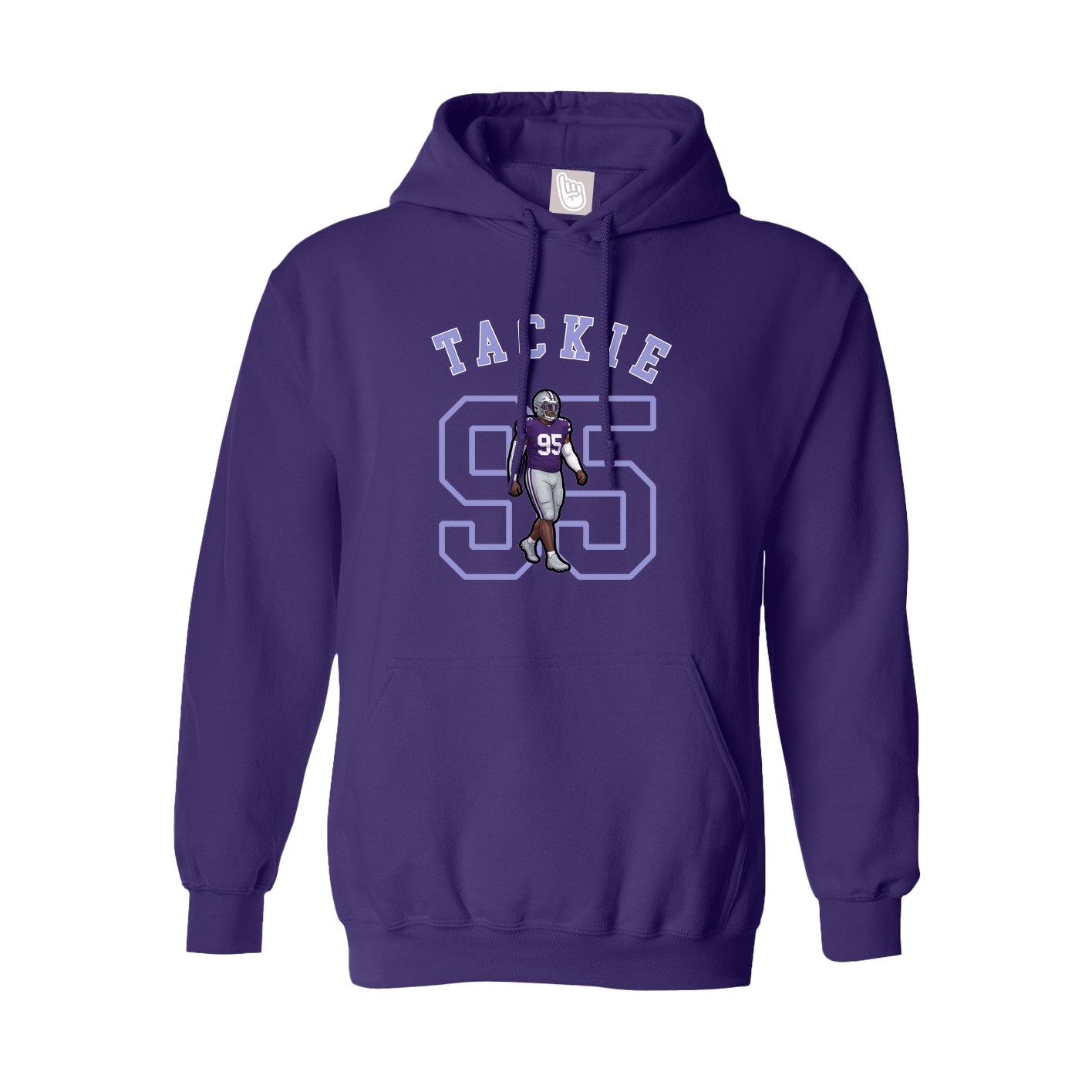 Youth Hoodie — Shirsey Arch in Purple