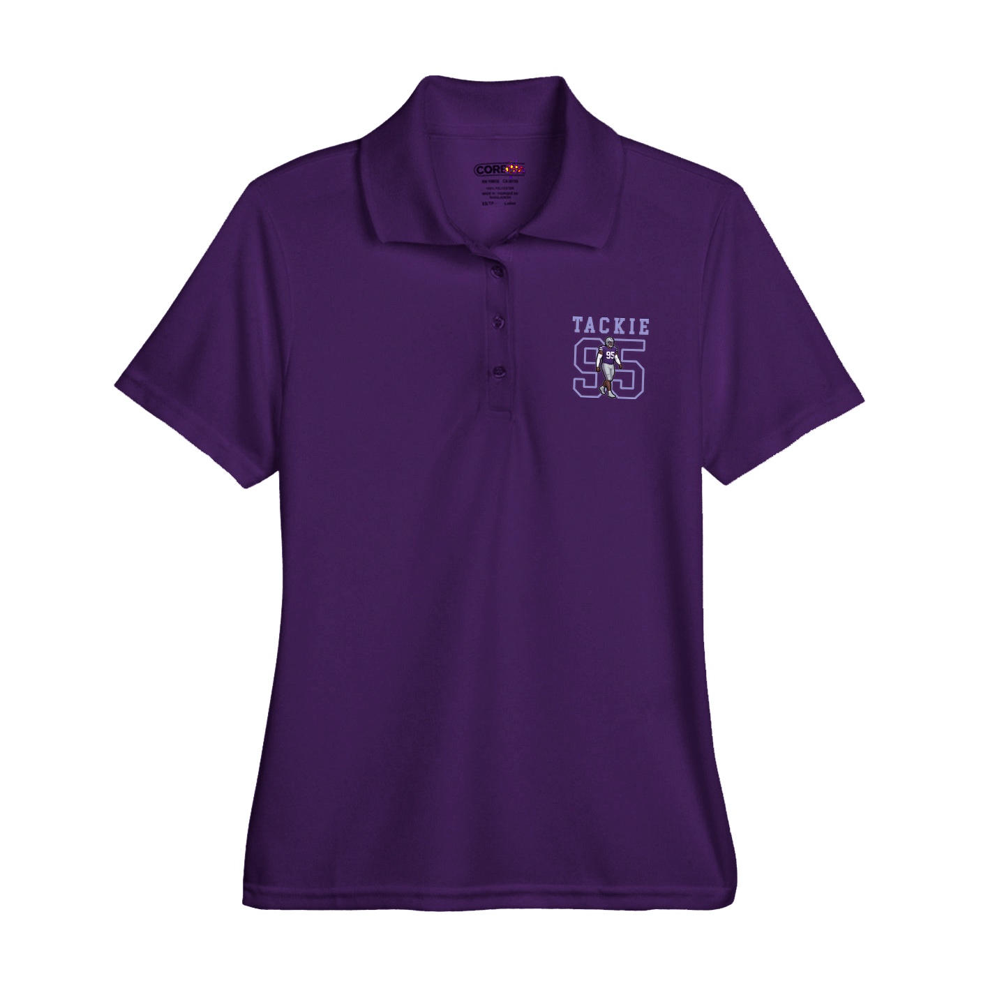 Womens Performance Polo — Shirsey in Purple