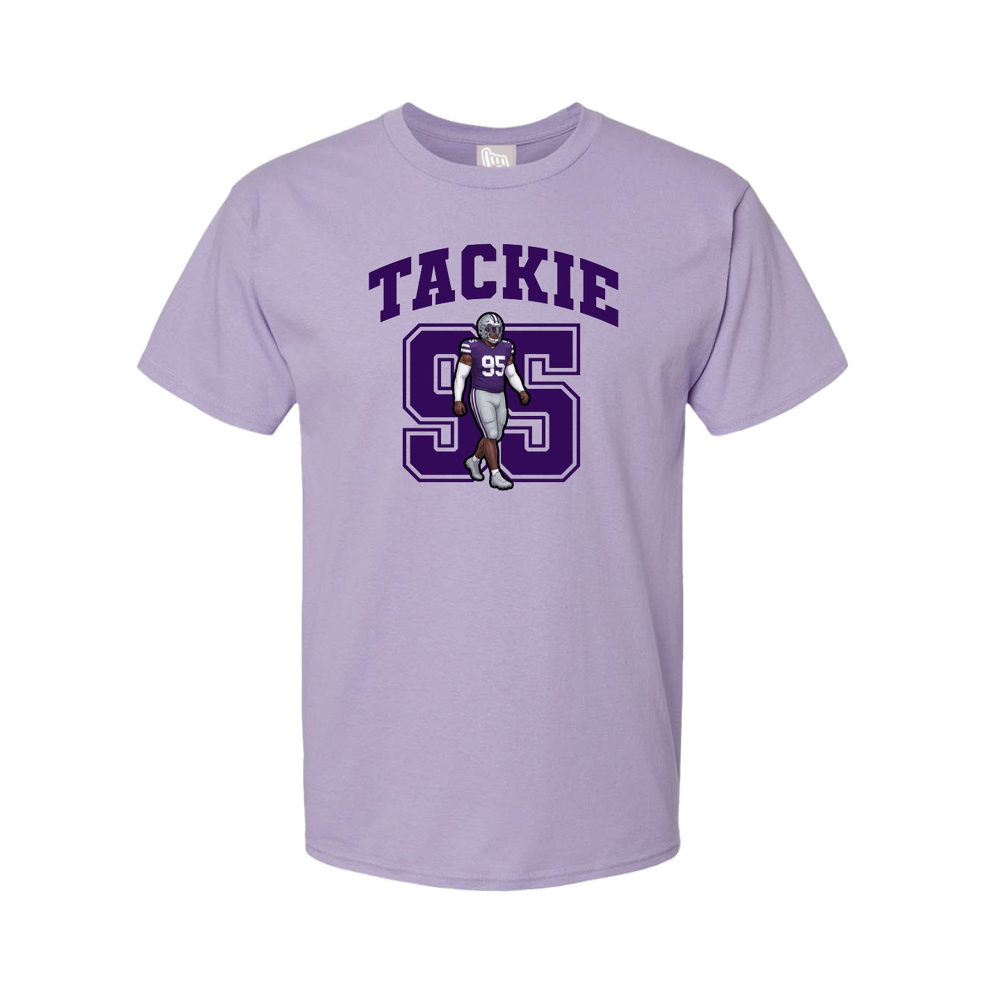 Youth Tee — Number in Purple