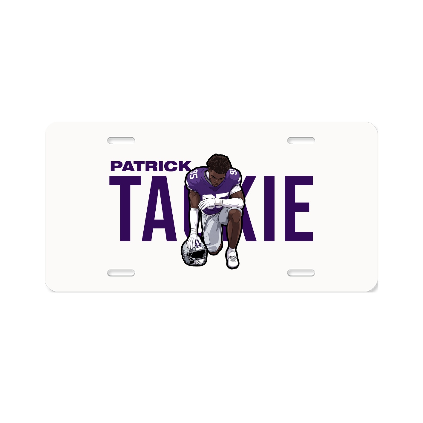 License Plate — Player Name in Classic