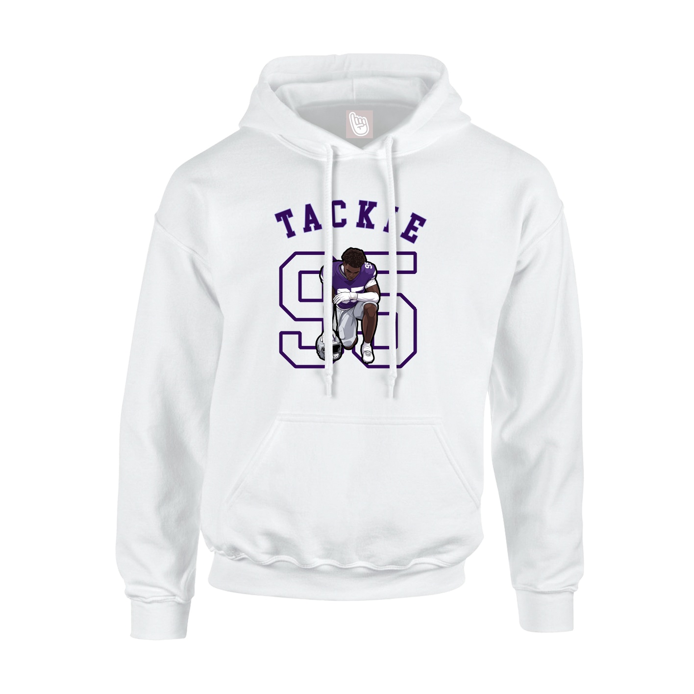 Hoodie — Shirsey Arch in White