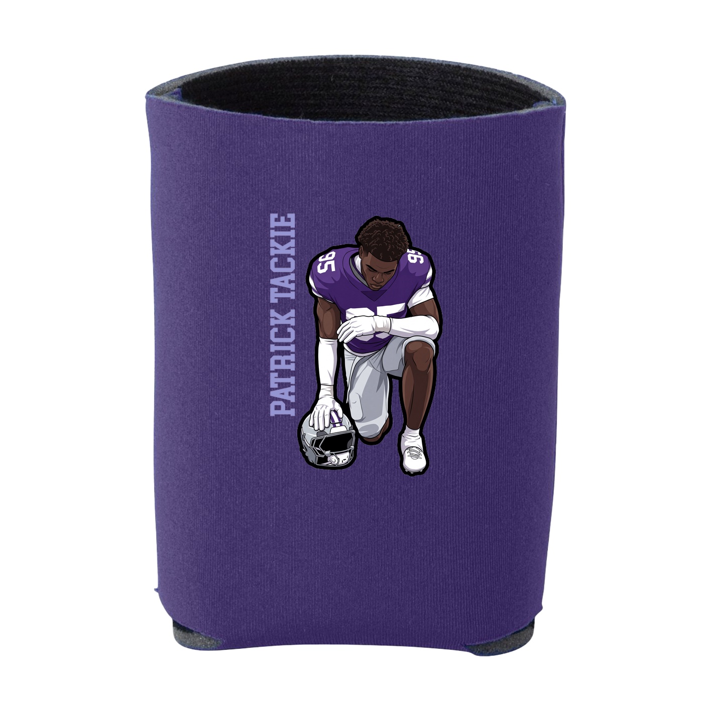 Can Holder — Name Vertical in Purple