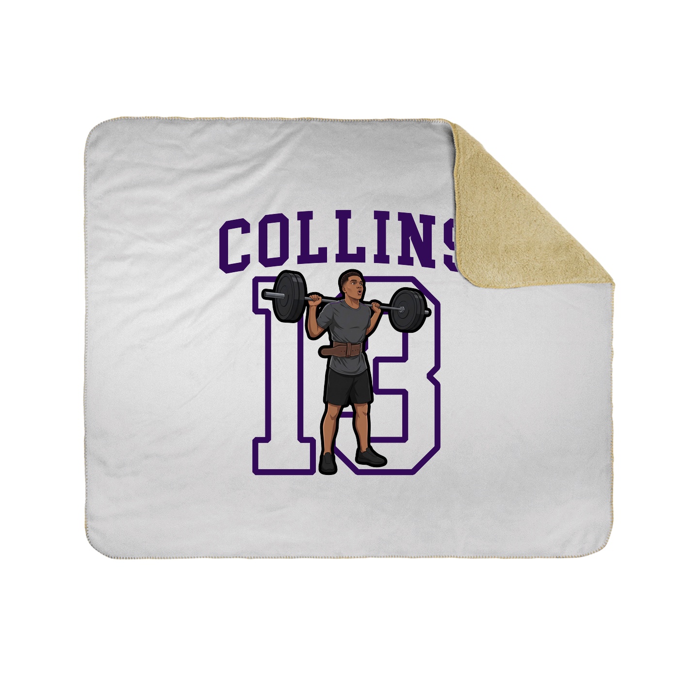 Throw Blanket — Shirsey in White