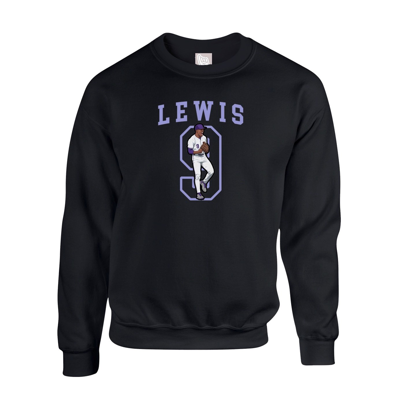Fleece Crew — Shirsey in Black