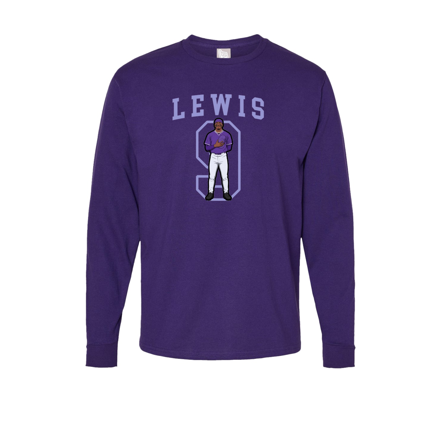 Long Sleeve Tee — Shirsey in Purple