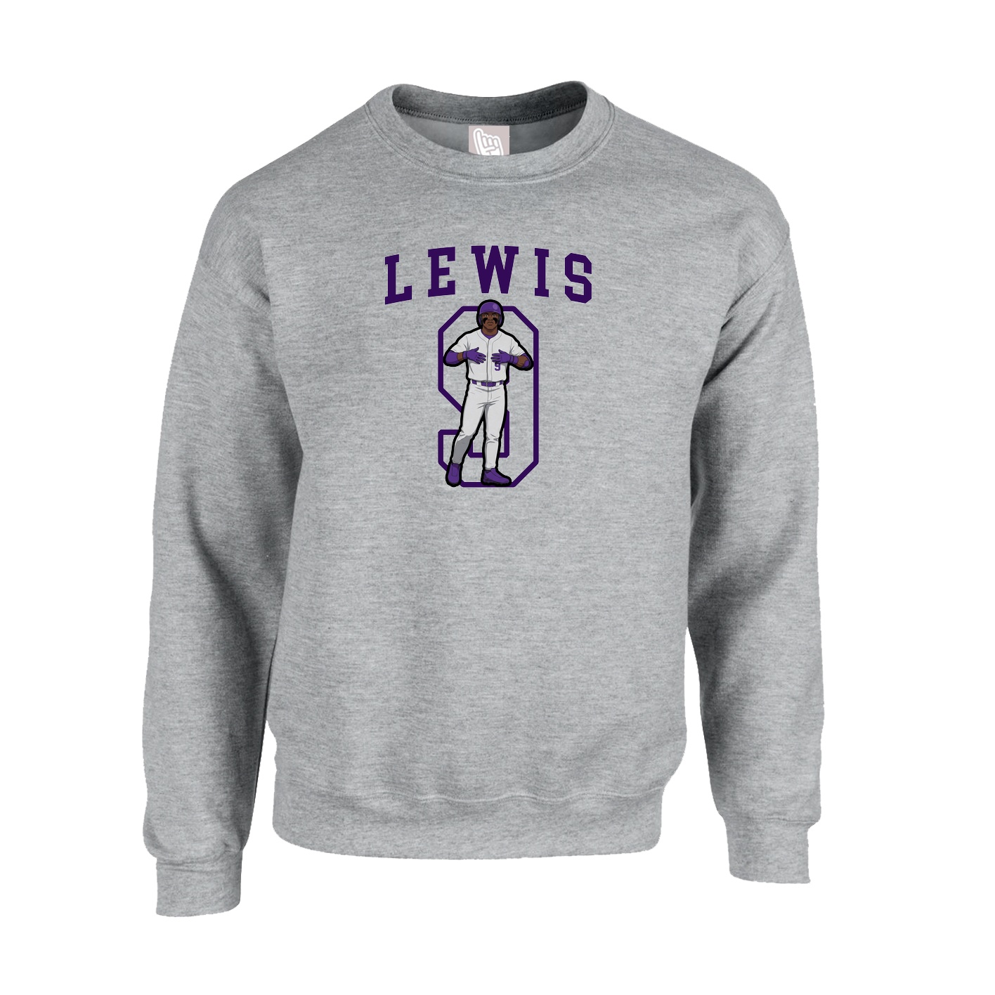 Fleece Crew — Shirsey in Grey