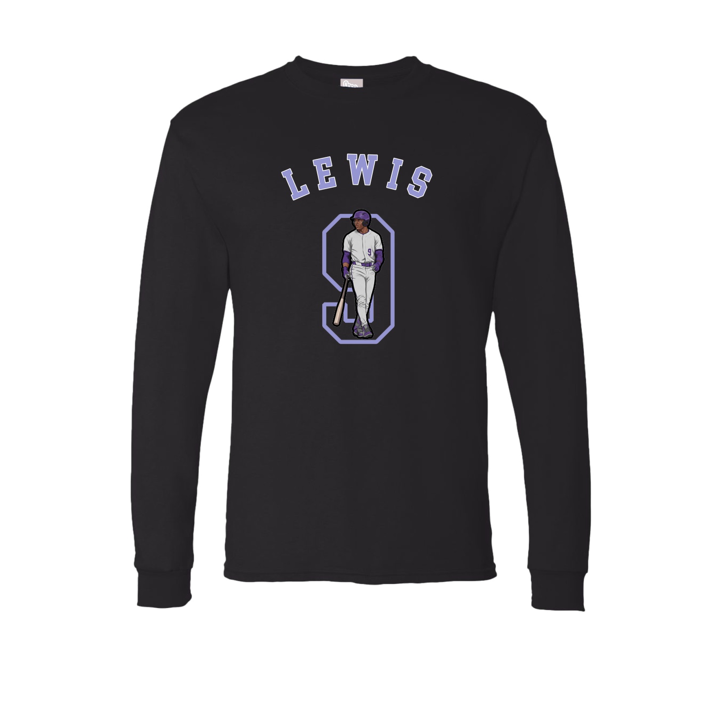Long Sleeve Tee — Shirsey Arch in Black