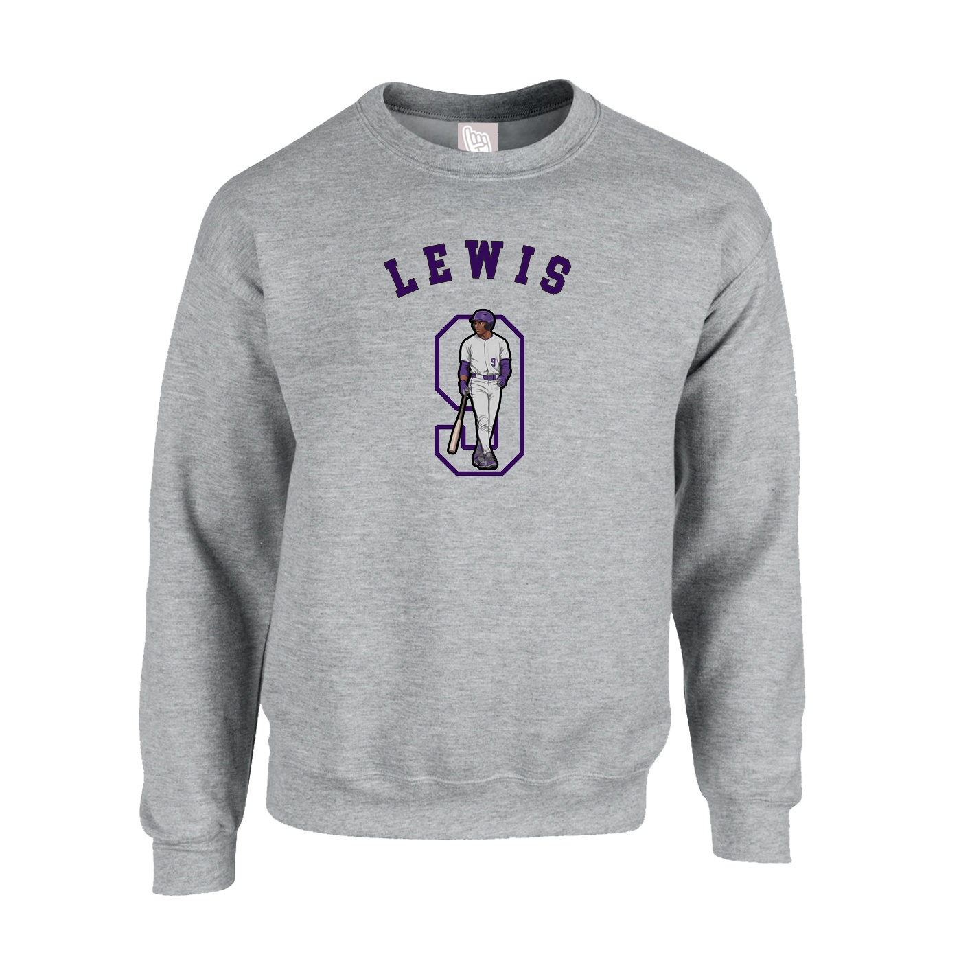 Fleece Crew — Shirsey Arch in Grey