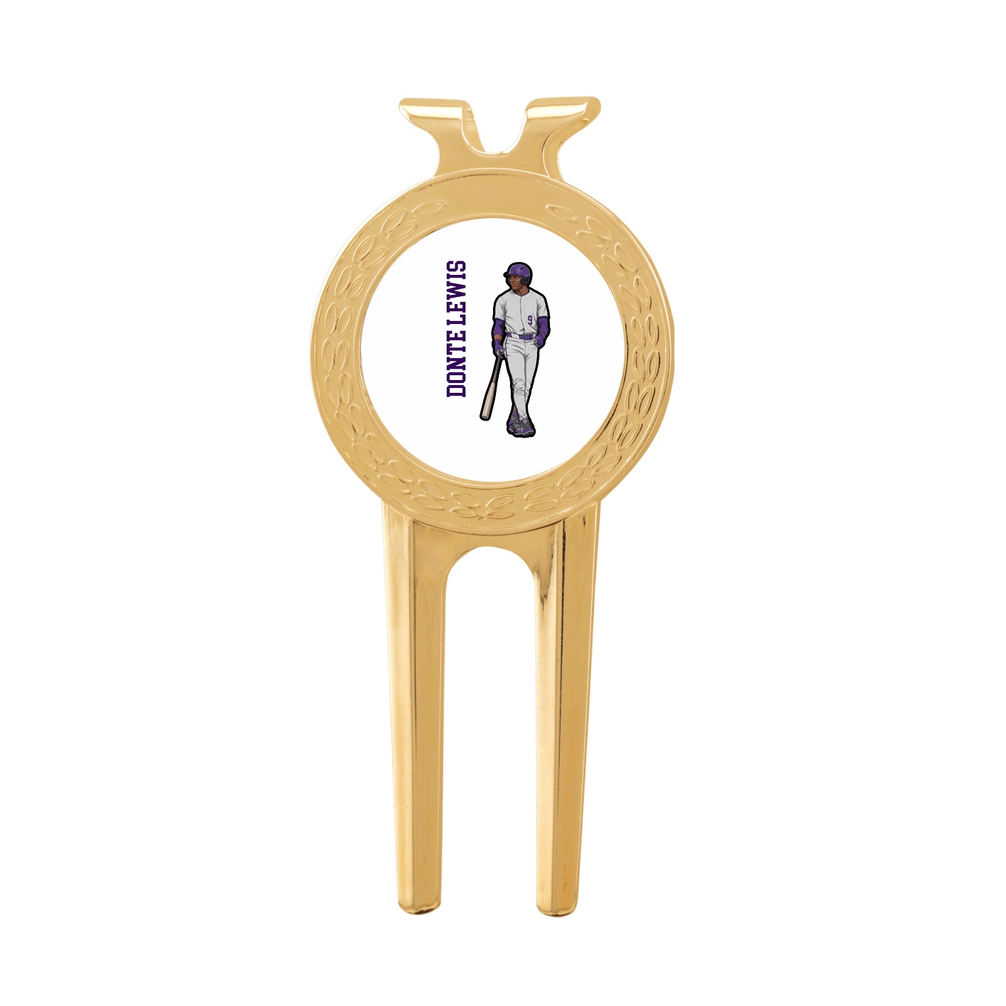 Divot Tool with Ball Marker — Name Vertical in Classic