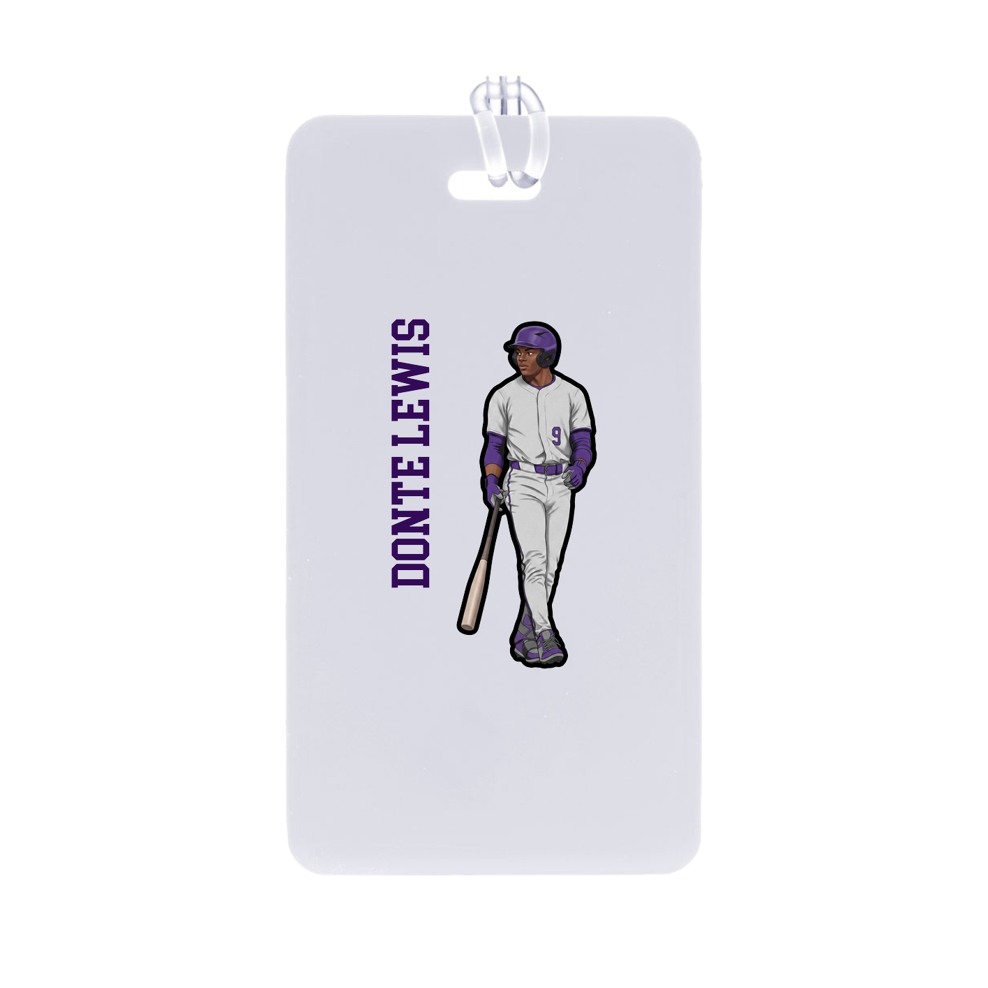 Bag Tag — Name Vertical in Classic