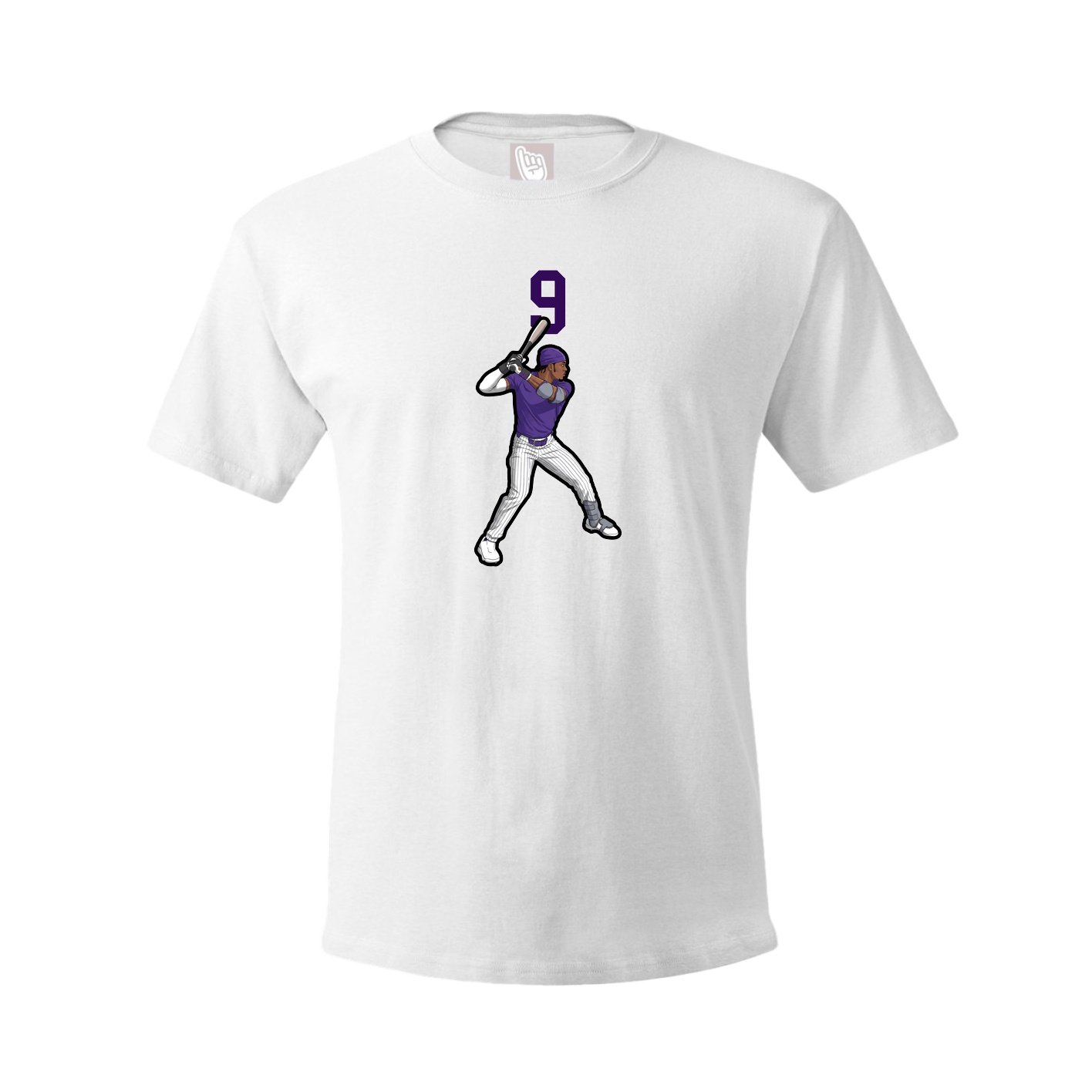 Tee — Number Top in White