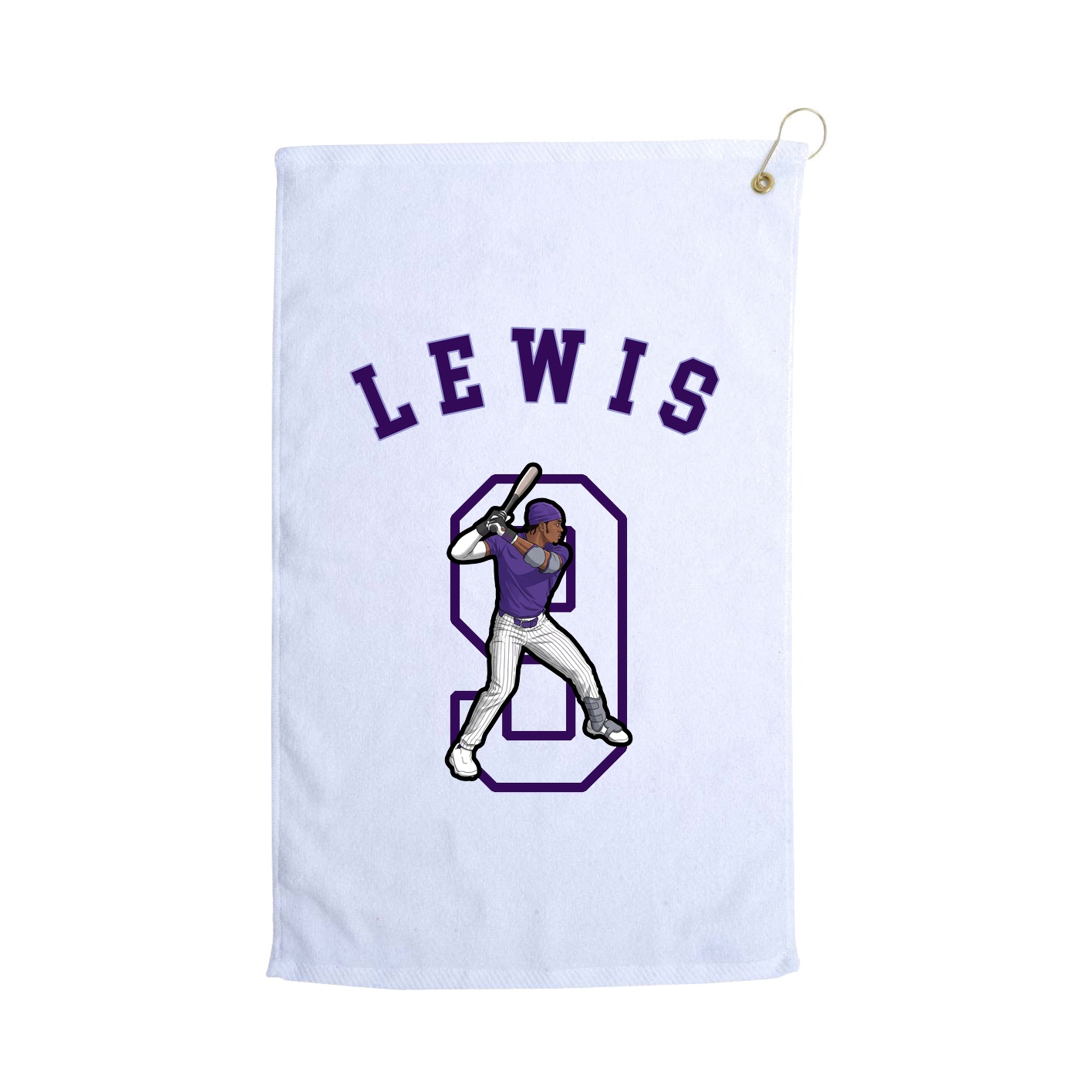 Golf Towel — Shirsey Arch in White