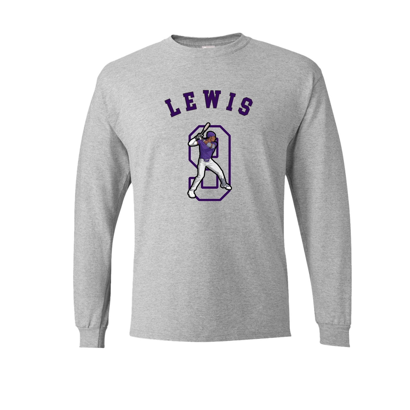 Long Sleeve Tee — Shirsey Arch in Grey