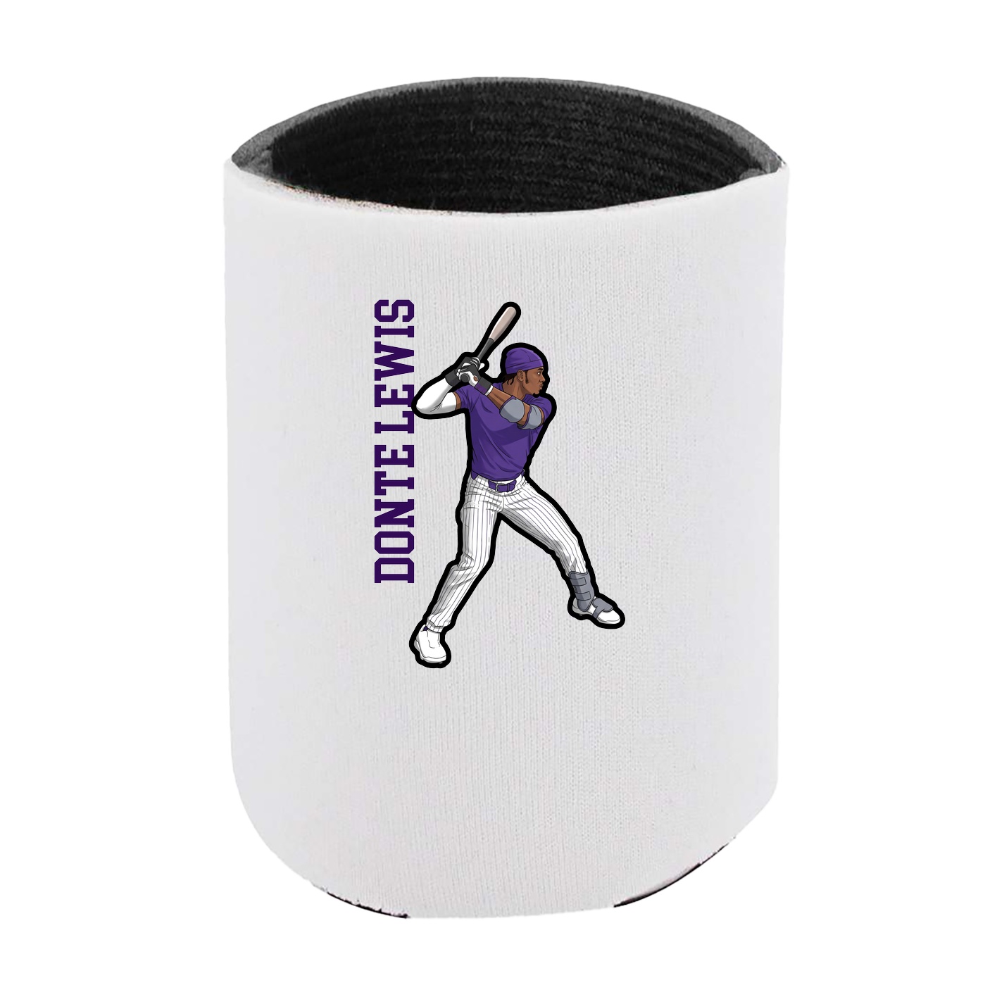 Can Holder — Name Vertical in White